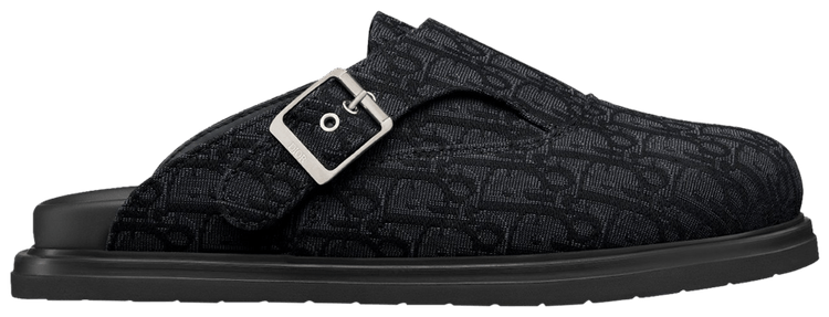 Dior Aqua Mule Dior Oblique   Black