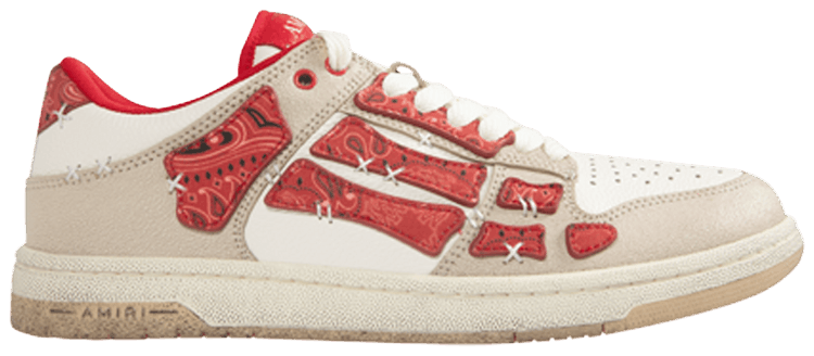 Amiri Skel Top Low Bandana   Varsity Red