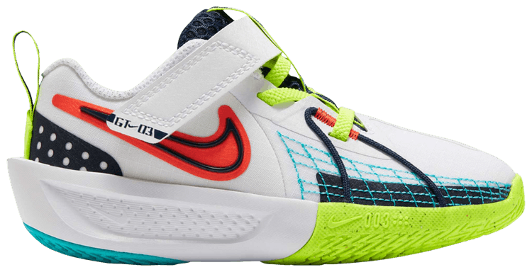 Nike GT Cut 3 SE PS White Obsidian Picante Red