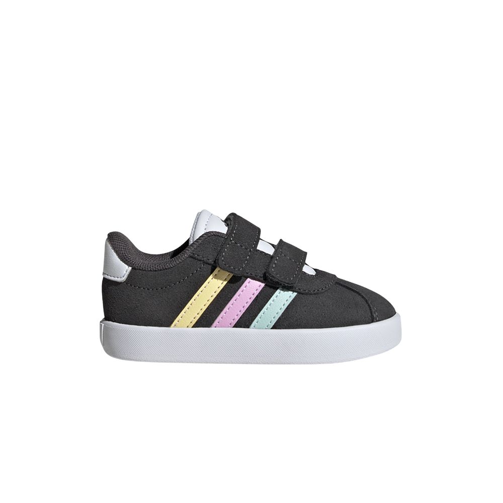 Pre-owned Adidas Originals Adidas Vl Court 3.0 I 'grey Halo Mint Bliss Lilac' | Infant Size 4 In Gray