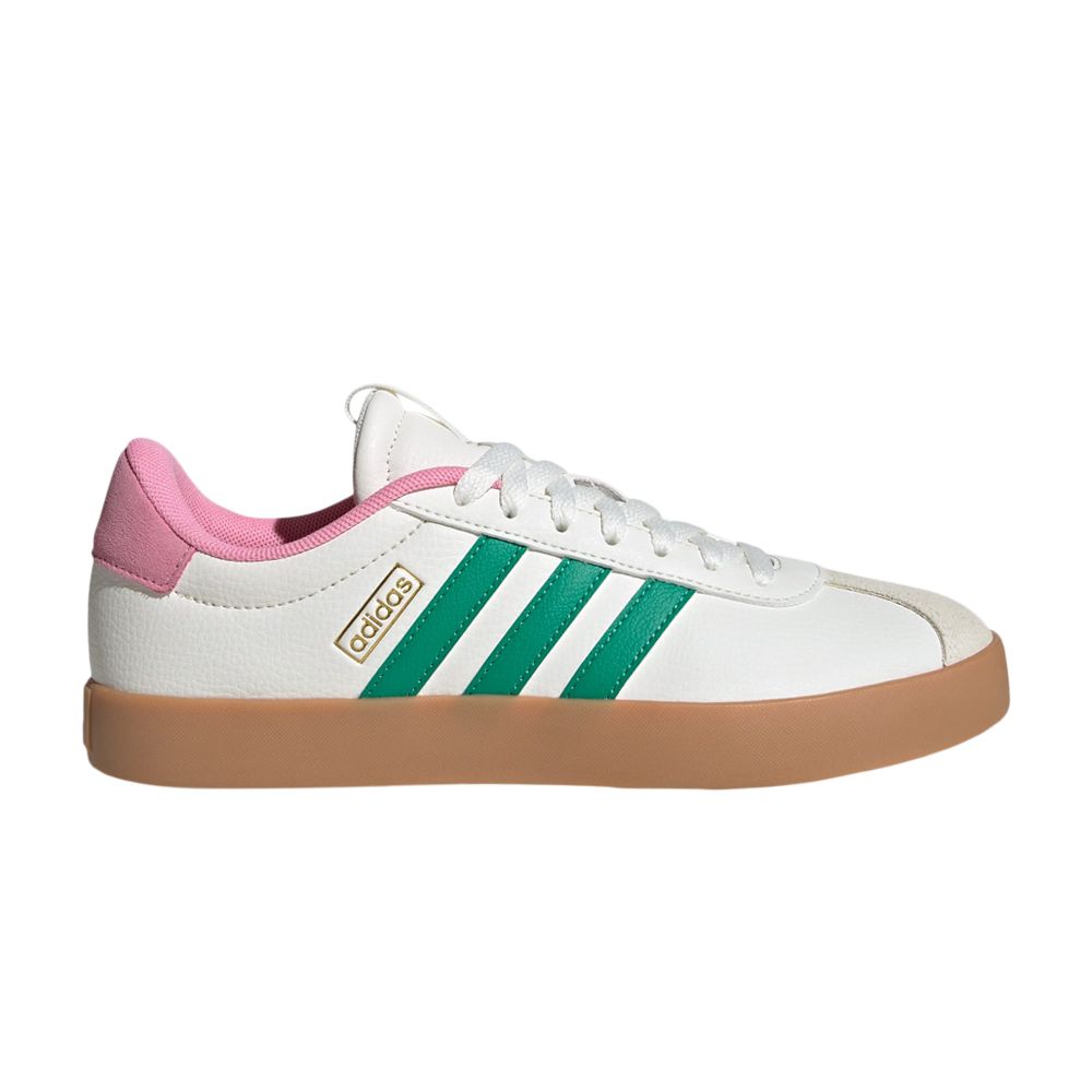 adidas Wmns VL Court 3.0 'White Court Green Bliss Pink' | Women's Size 10 - JR8663