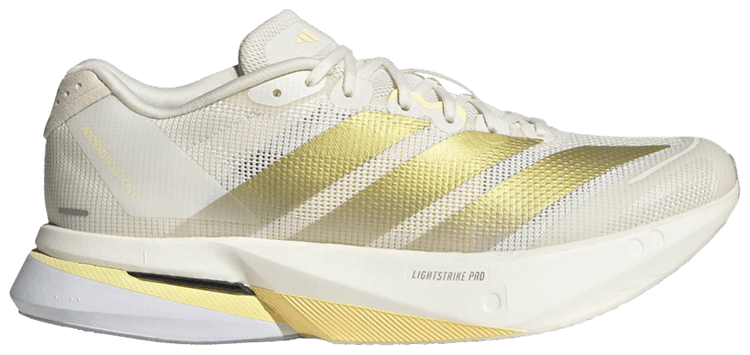 アディダスADIZERO BOSTON 13 ホワイト/ゴールド 22.5㎝ adidas ADIZERO BOSTON 13（Women's）チョークホワイト/ゴールド