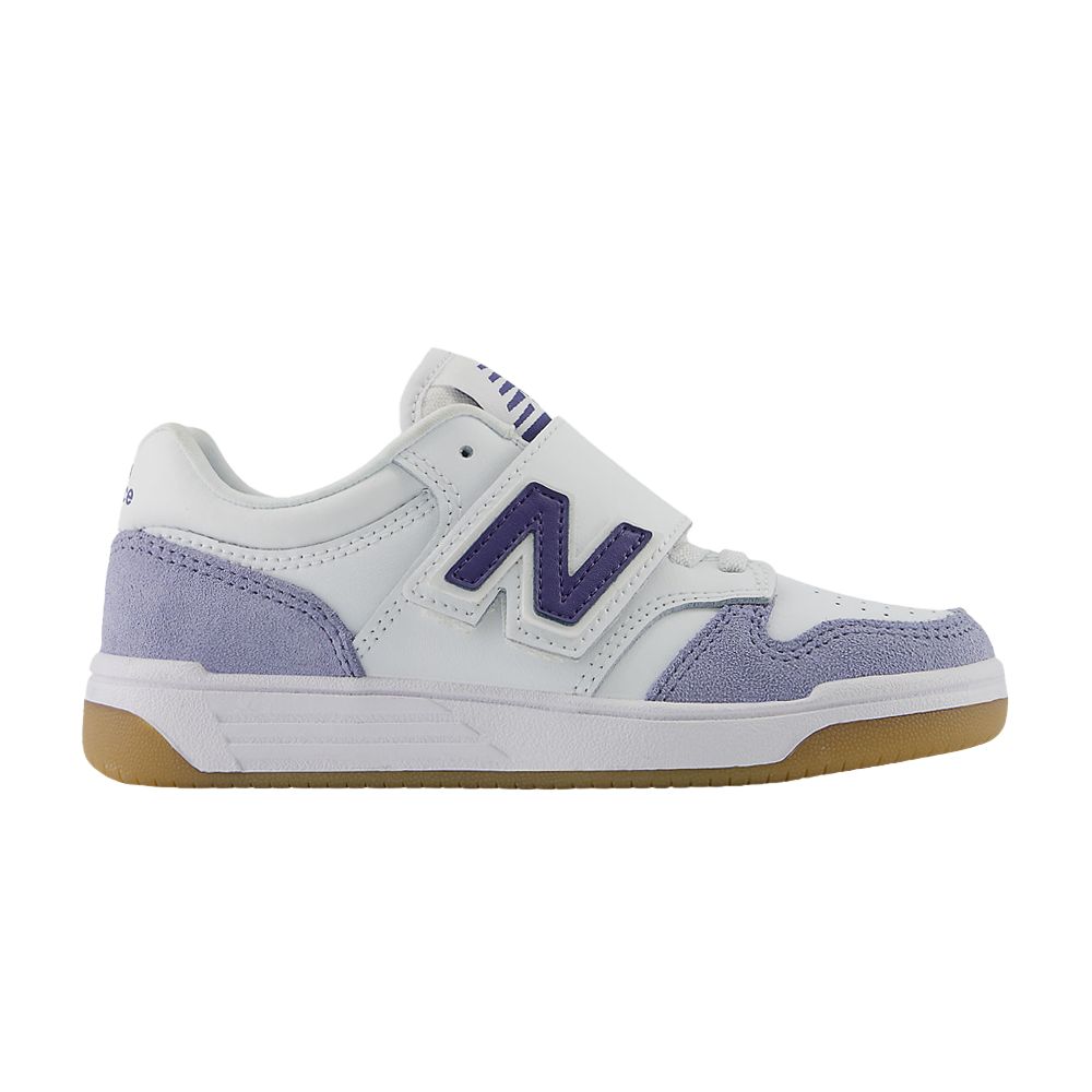 Pre-owned New Balance 480 Hook & Loop Little Kid Wide 'white Dream' | Kid's Size 13