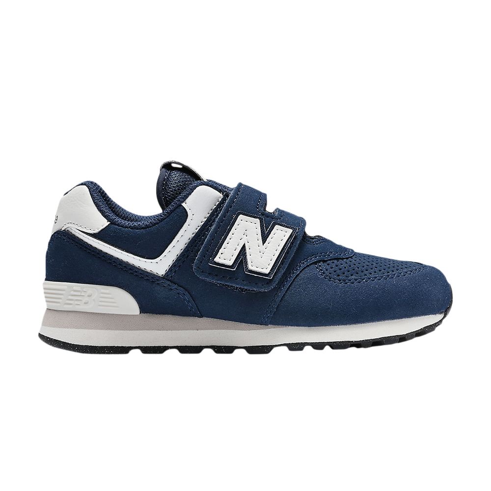 New Balance 574 Hook & Loop Little Kid Wide 'Navy' | Blue | Kid's Size 3 - PV574BCE-W