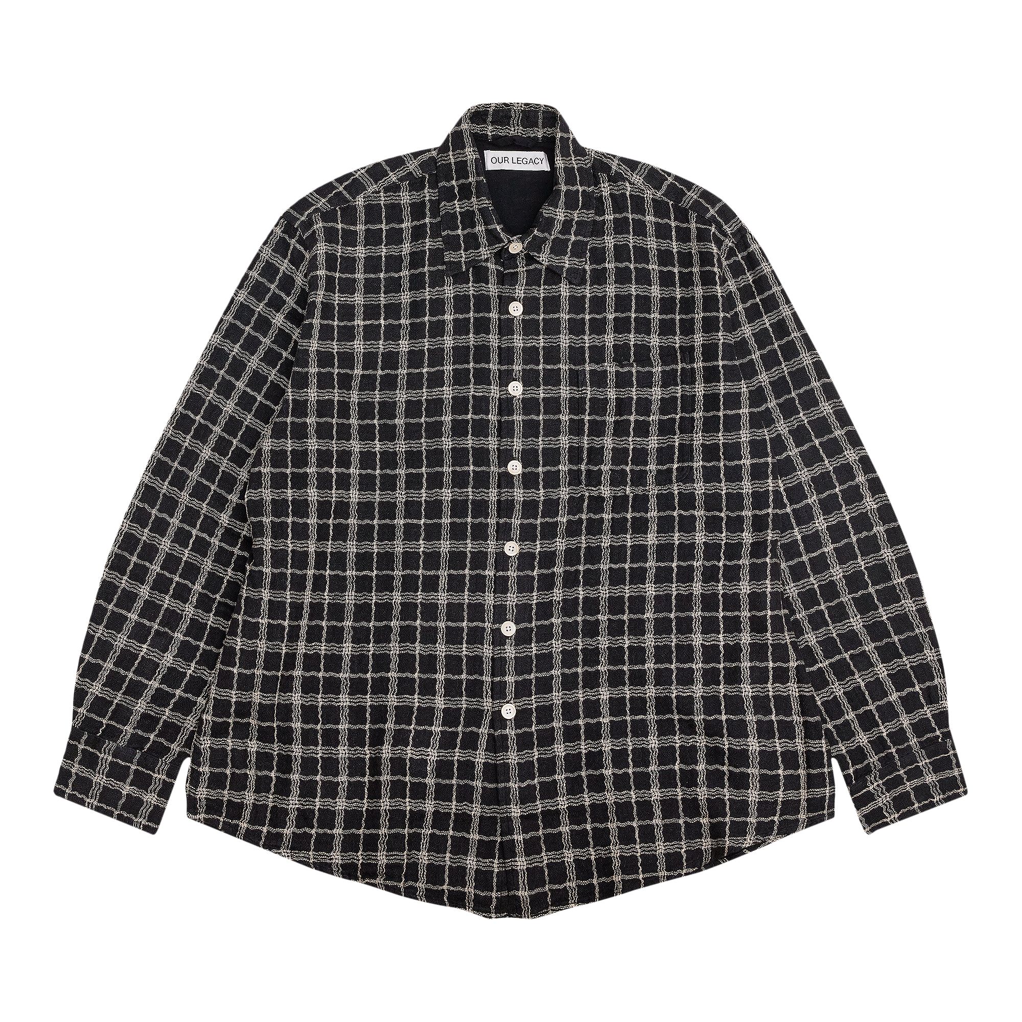 Pre-owned Our Legacy Above Shirt 'black' | Men's Size 48