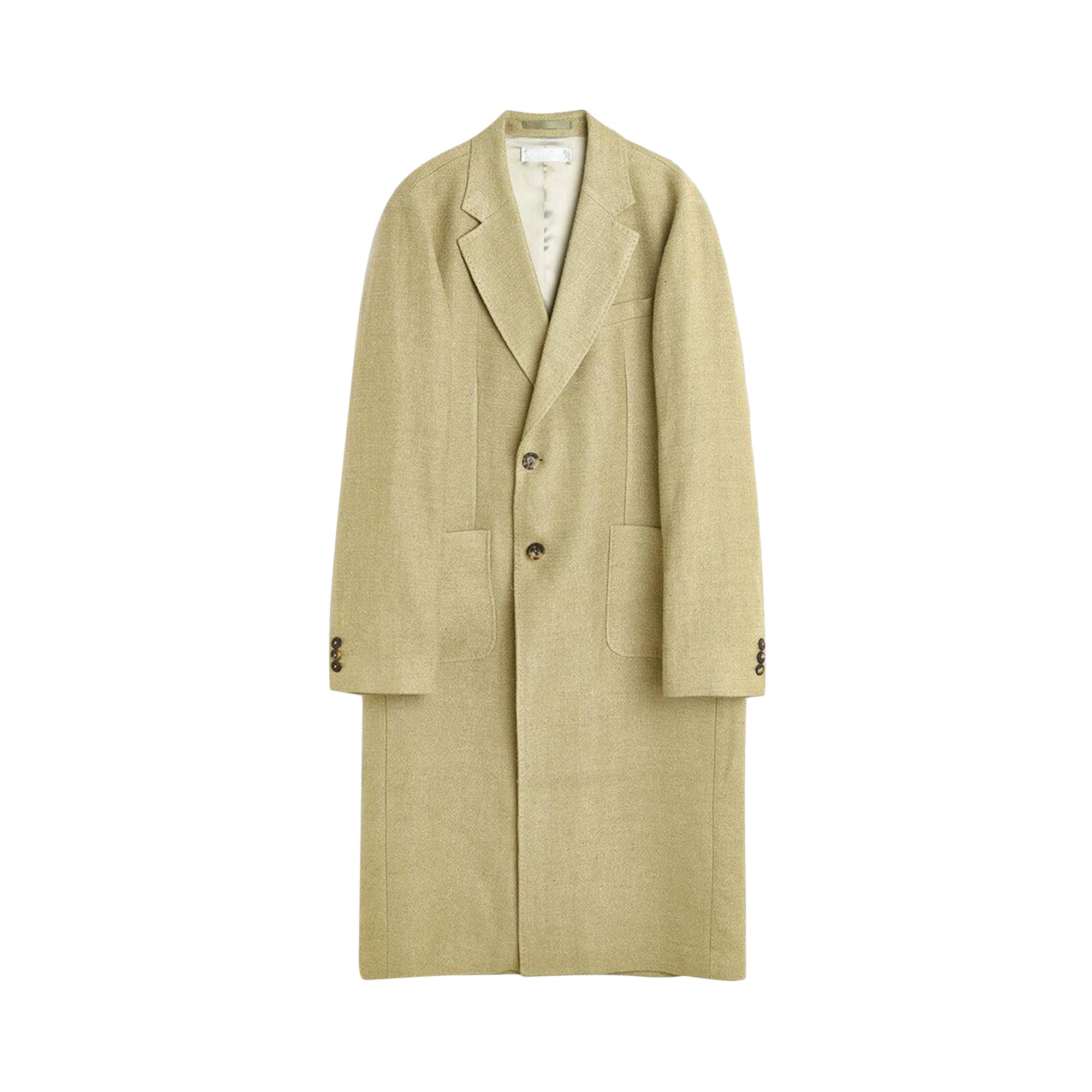 Pre-owned Our Legacy Robe Overcoat 'alga Marina Deluxe' | Tan | Men's Size 50
