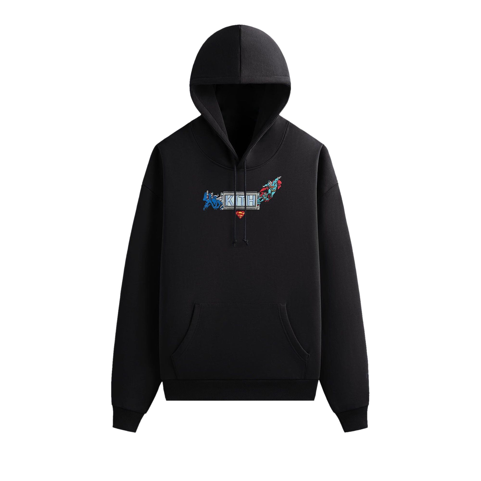 Pre-owned Kith X Superman Booth Nelson Hoodie 'black' | Men's Size M