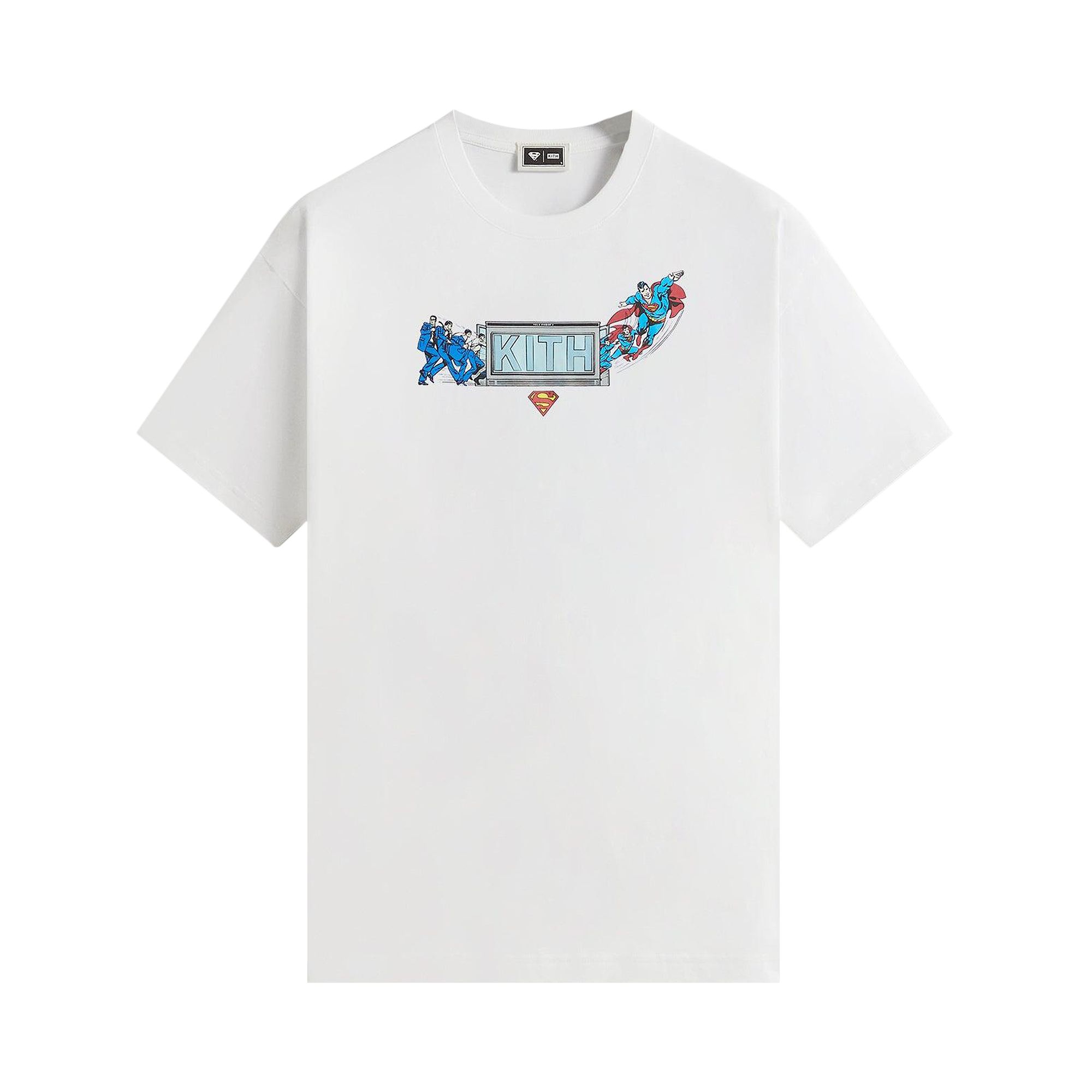 Pre-owned Kith X Superman Booth Vintage Tee 'white' | Men's Size Xl