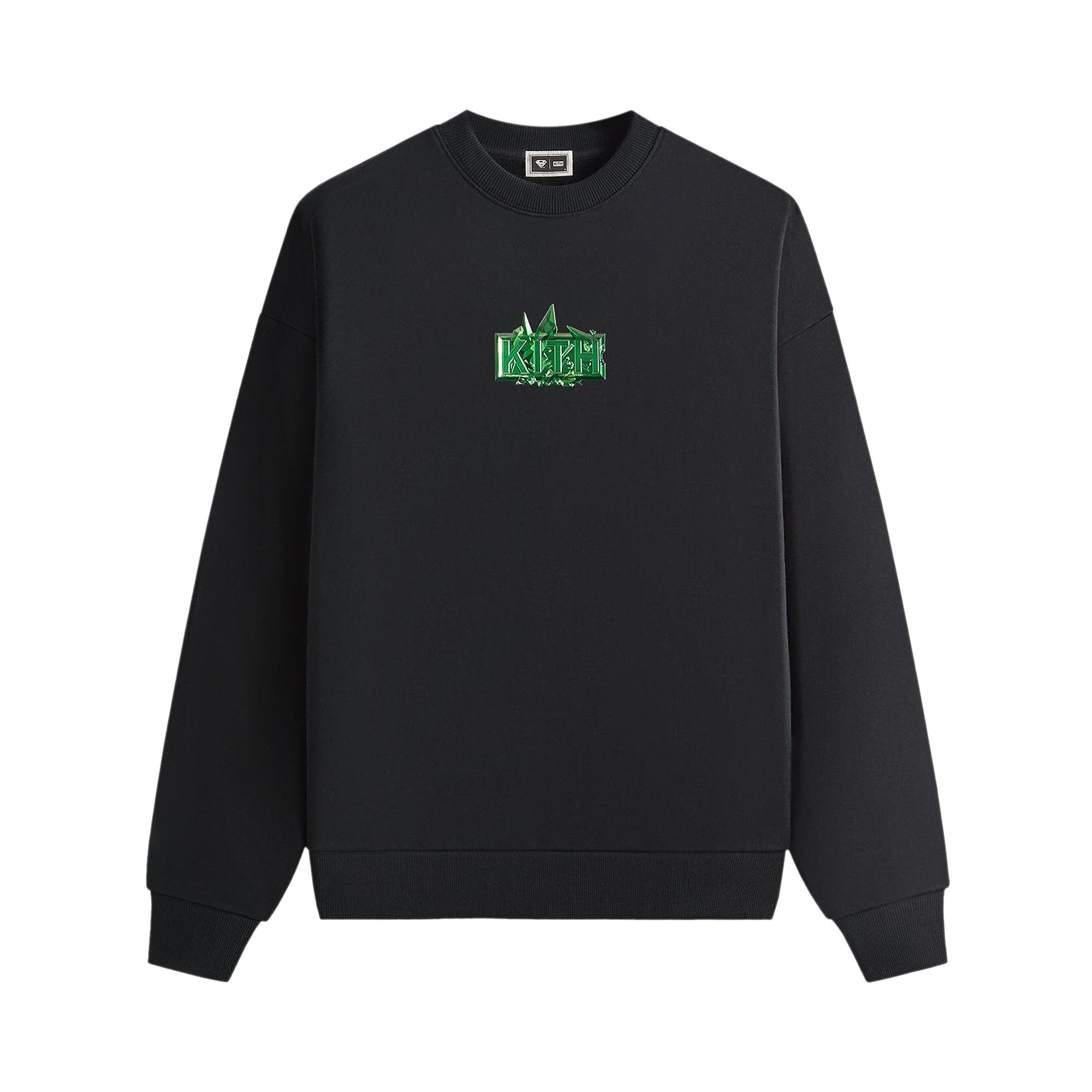 Pre-owned Kith X Superman Kryptonite Nelson Crewneck 'black' | Men's Size L