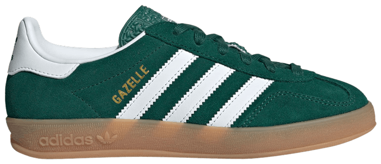 Adidas Gazelle Indoor J Collegiate Green Gum