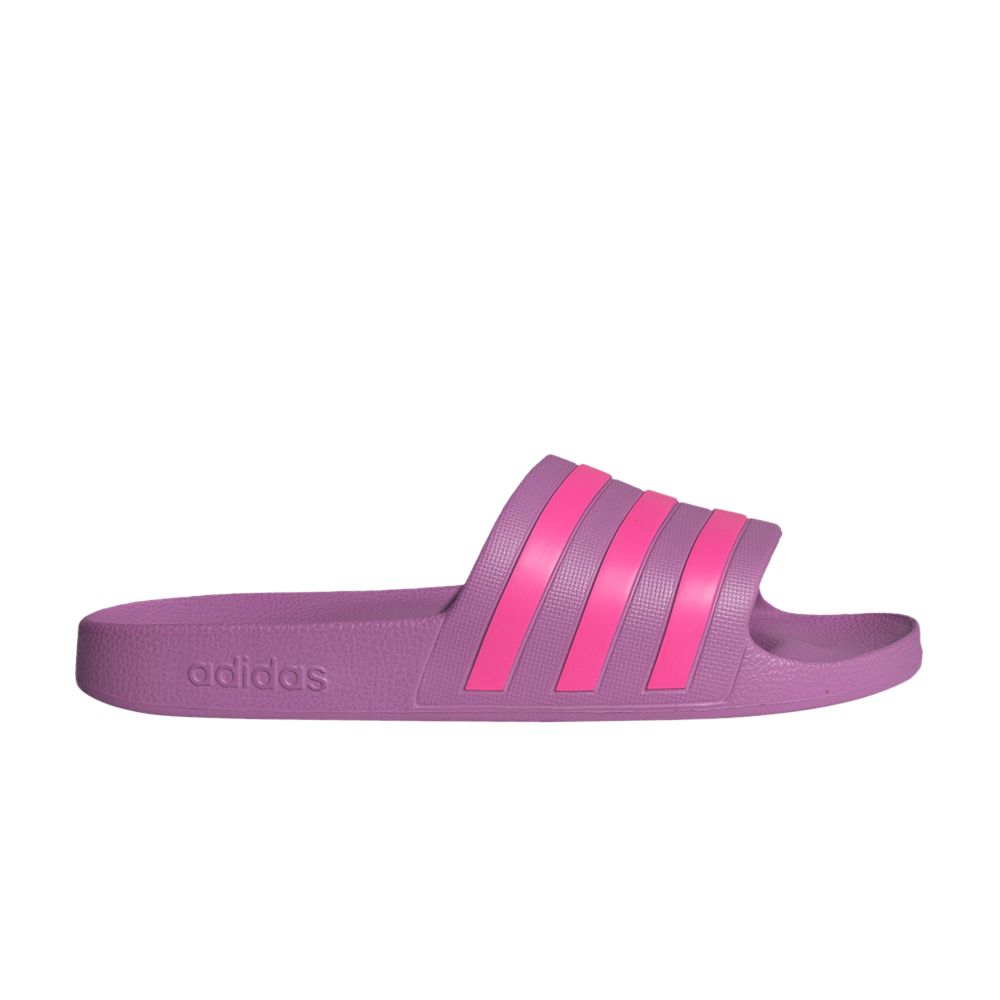 Pre-owned Adidas Originals Adidas Wmns Adilette Aqua Slide 'preloved Purple Lucid Pink' | Women's Size 10