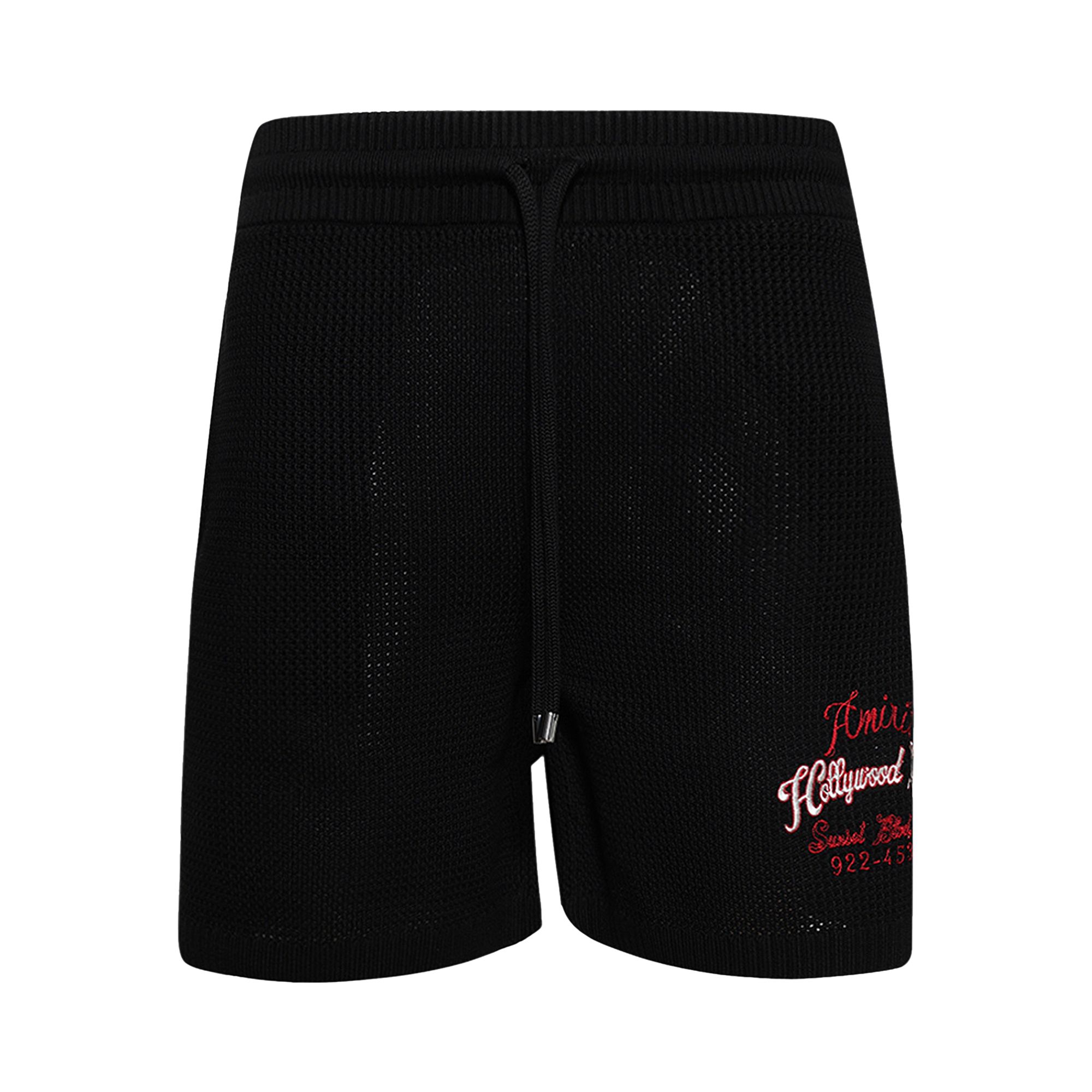 Pre-owned Amiri Hollywood Auto Mesh Short 'black' | Men's Size M