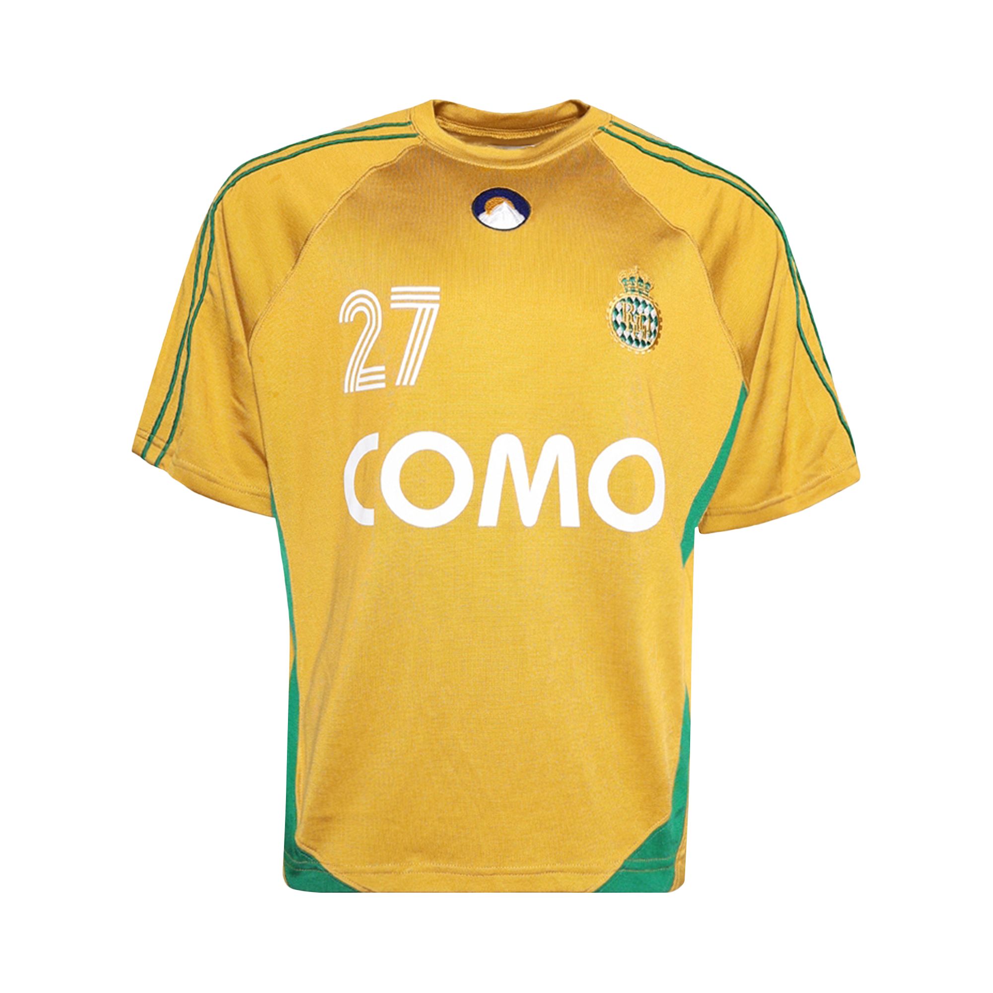 Pre-owned Rhude 27 Jersey Tee 'yellow/green' | Men's Size L