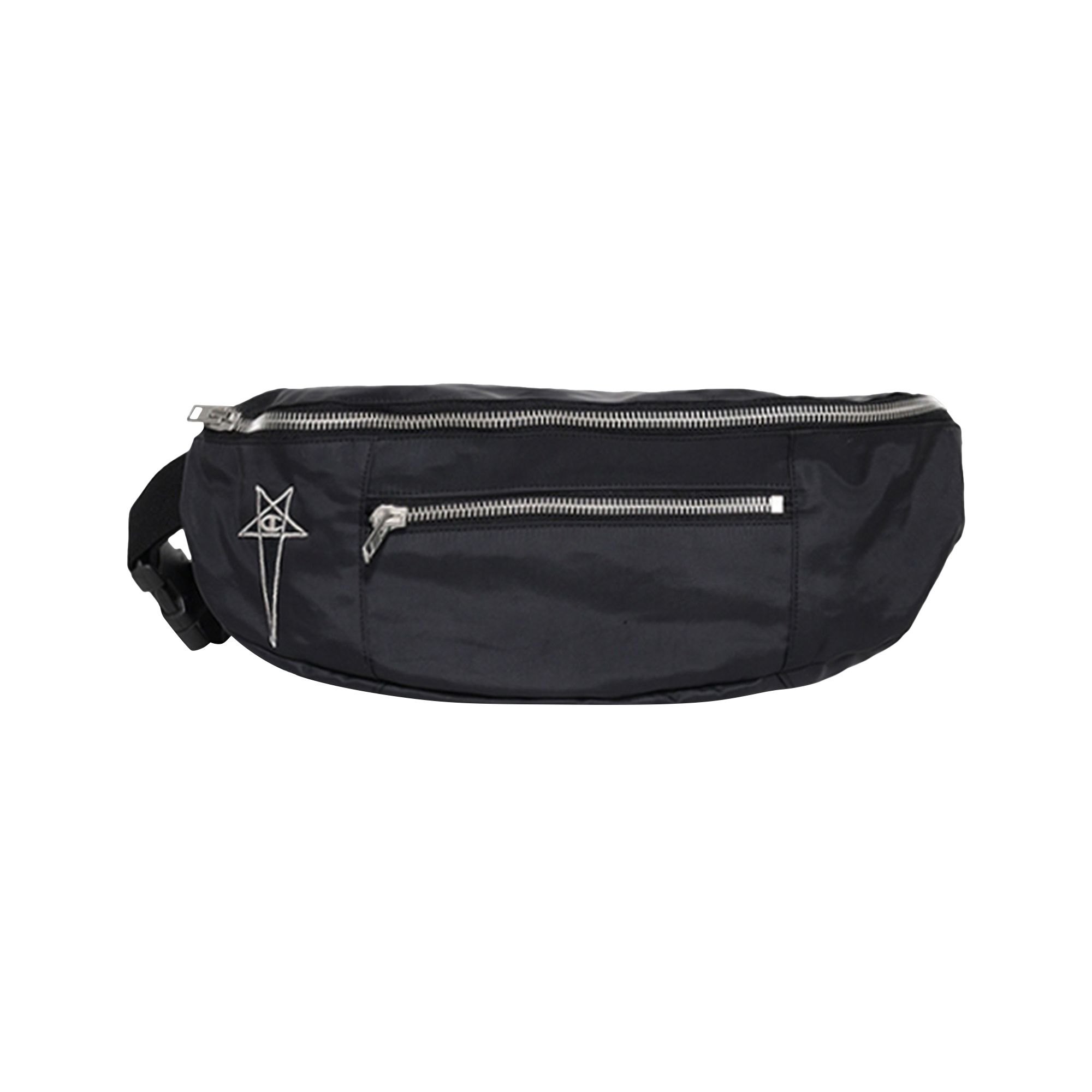 Pre-owned Rick Owens X Champion Nylon Belt Bag 'black' | Men's Size Onesize