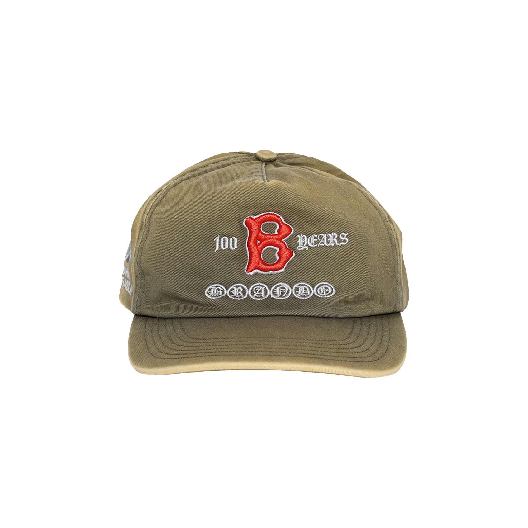 Pre-owned Paly Hollywood Brando 100 Years Hat 'aged Green' | Men's Size Onesize