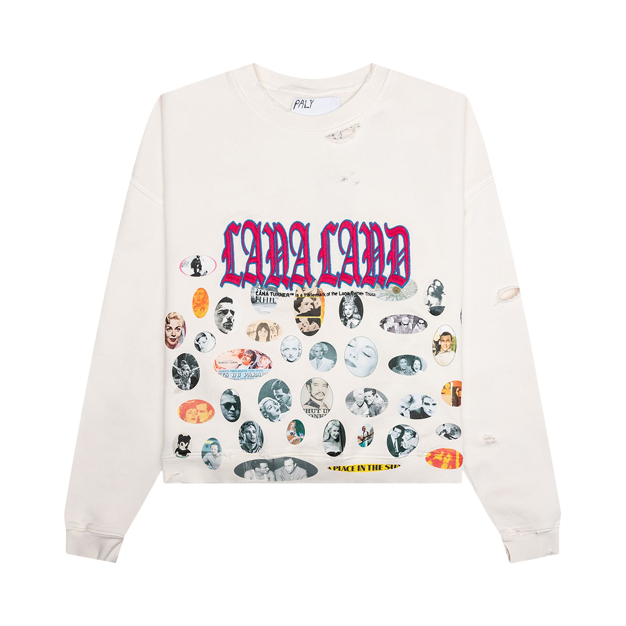 Pre-owned Paly Hollywood Lana Land Crewneck 'vintage White' | Men's Size Xl/2xl