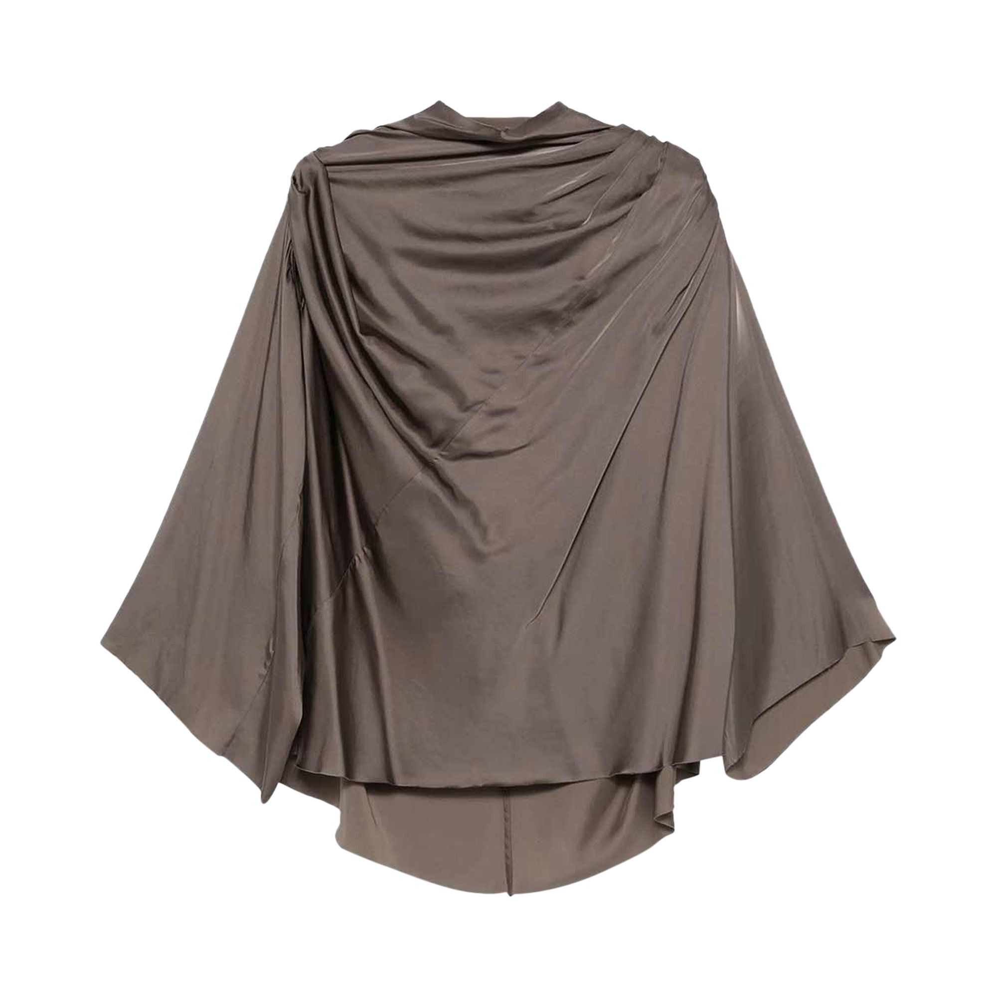 Pre-owned Rick Owens Claudette Tunic 'dust' | Brown | Women's Size 40