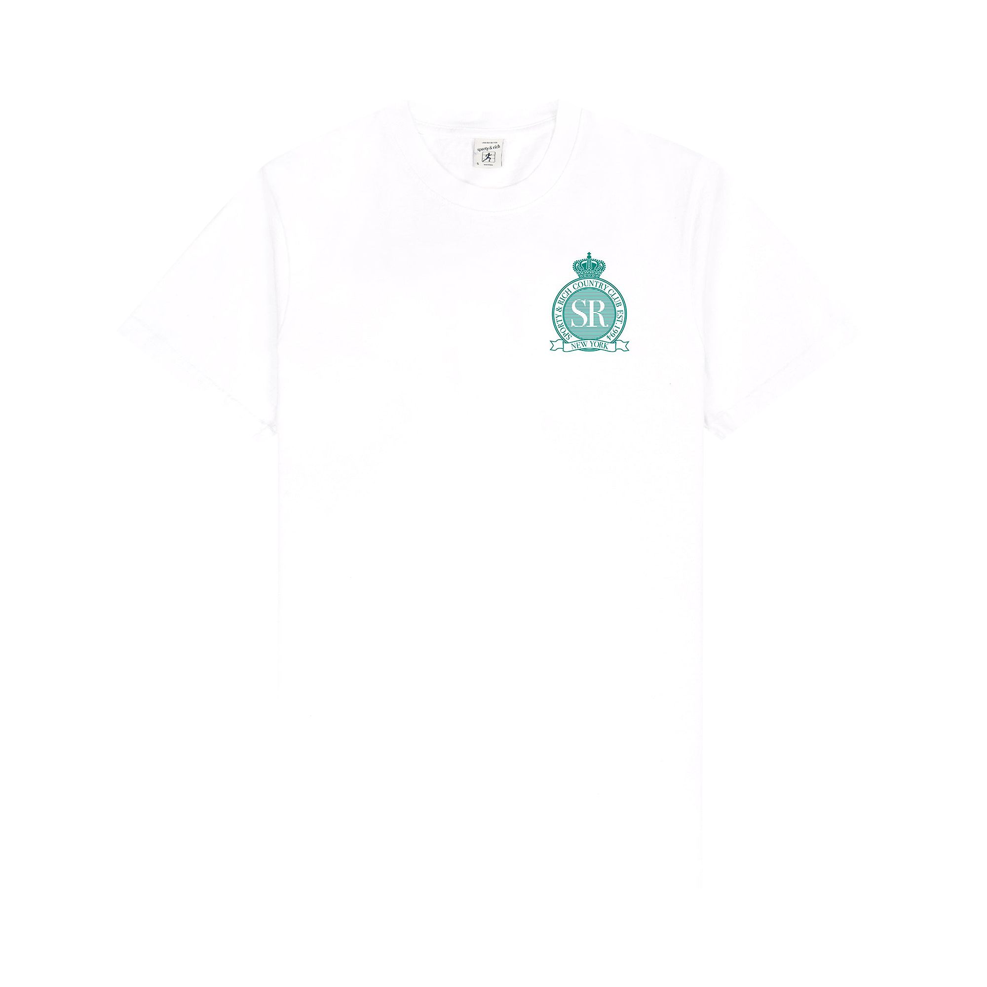 Pre-owned Sporty And Rich Sporty & Rich Royal Club T-shirt 'white' | Men's Size L