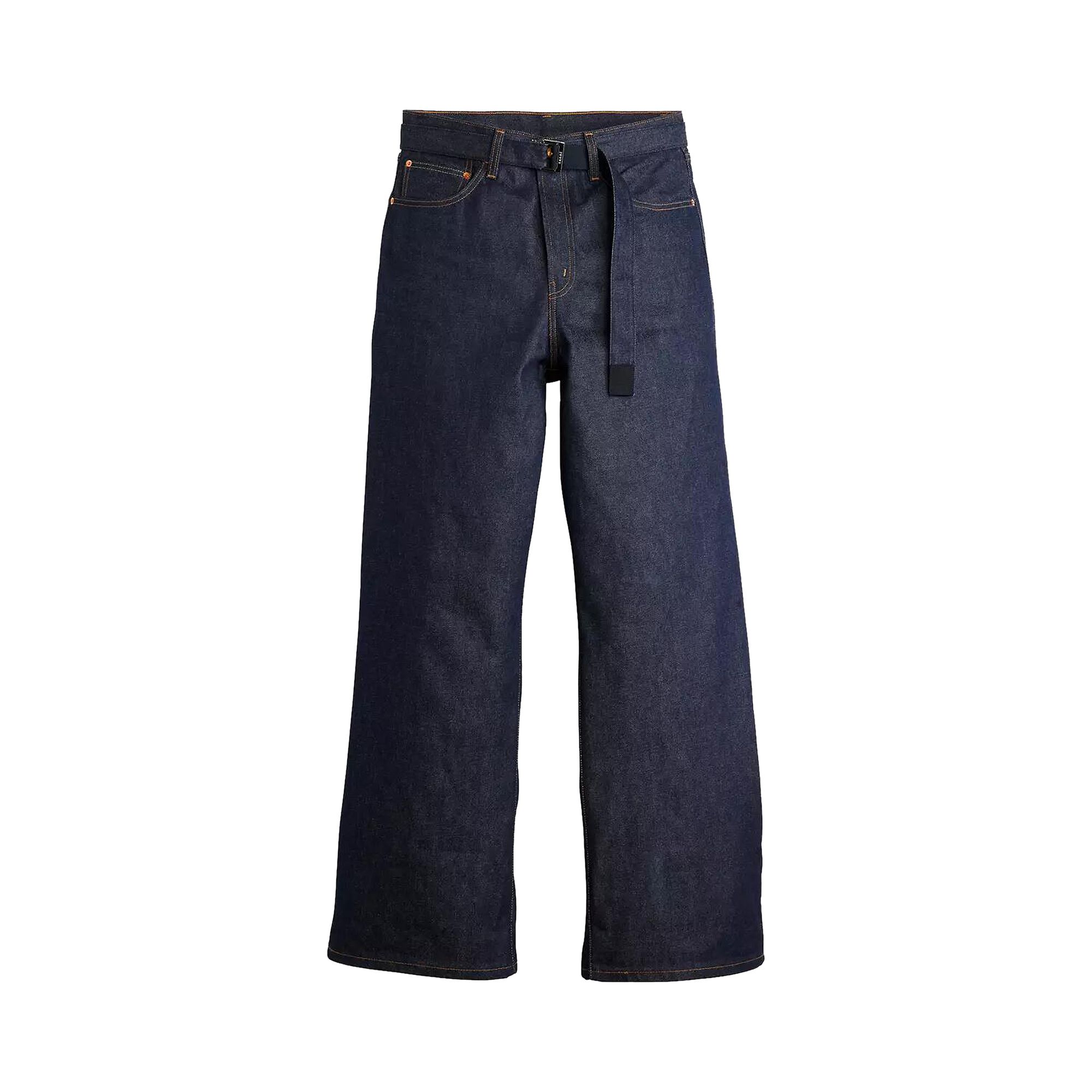 Pre-owned Levi's X Sacai Denim Pants 'dark Wash' | Blue | Men's Size 32