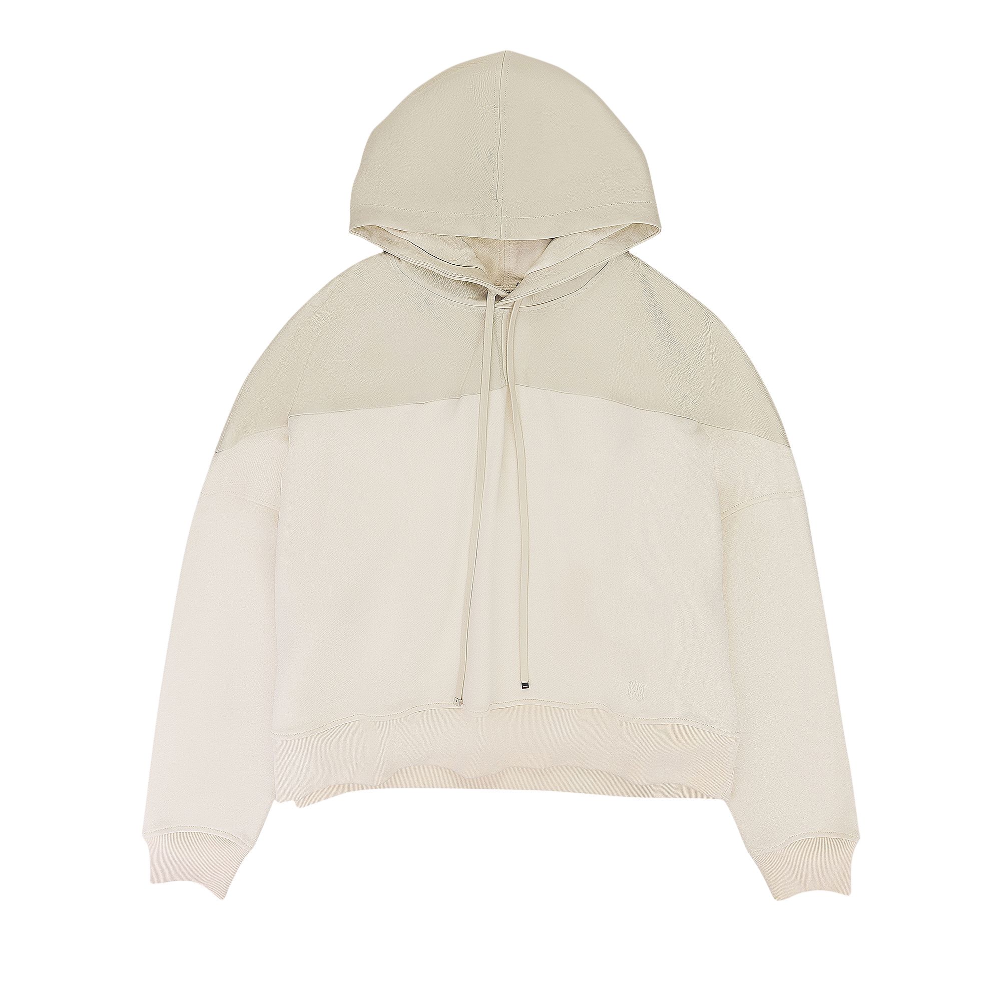 Pre-owned Amiri Hybrid Hoodie 'alabaster' | Tan | Women's Size S In Brown
