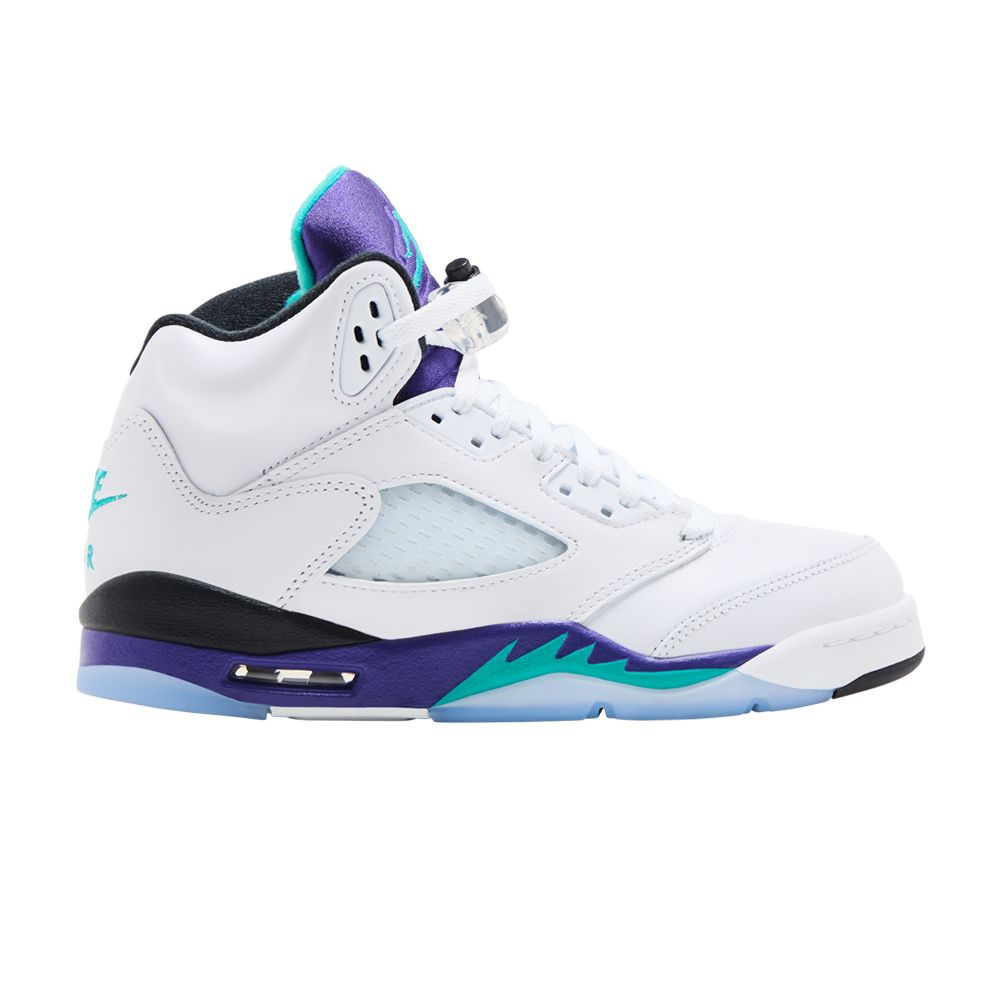 Pre-owned Air Jordan 5 Retro Gs 'grape' 2025 | White | Kid's Size 4.5