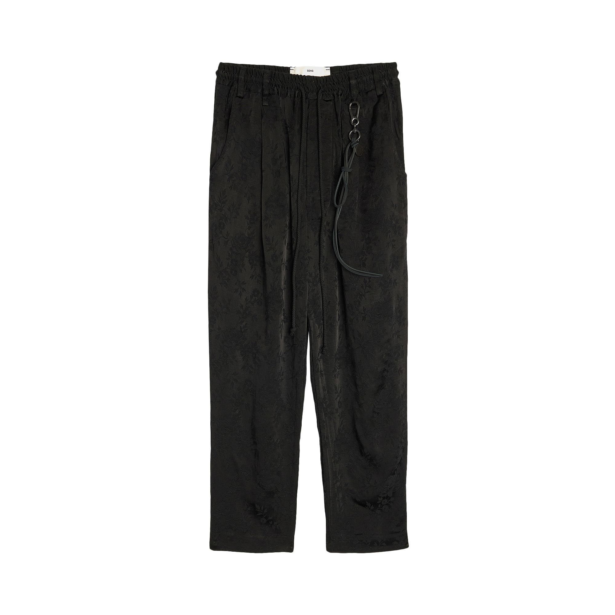 Pre-owned Song For The Mute Antique Floral Lounge Pant 'black' | Men's Size 48