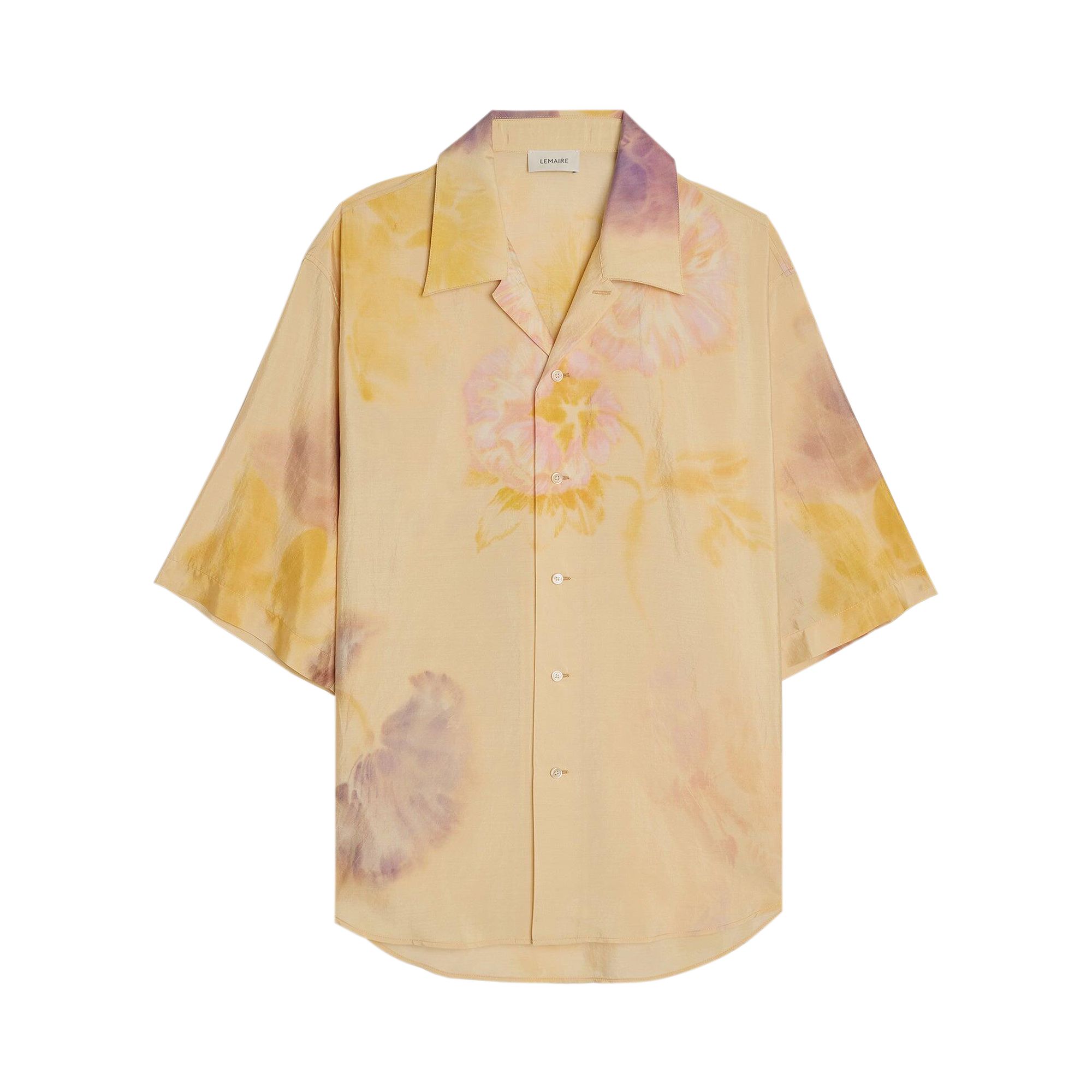 Pre-owned Lemaire Summer Shirt 'light Peach/mauve/ochre' | Pink | Men's Size L