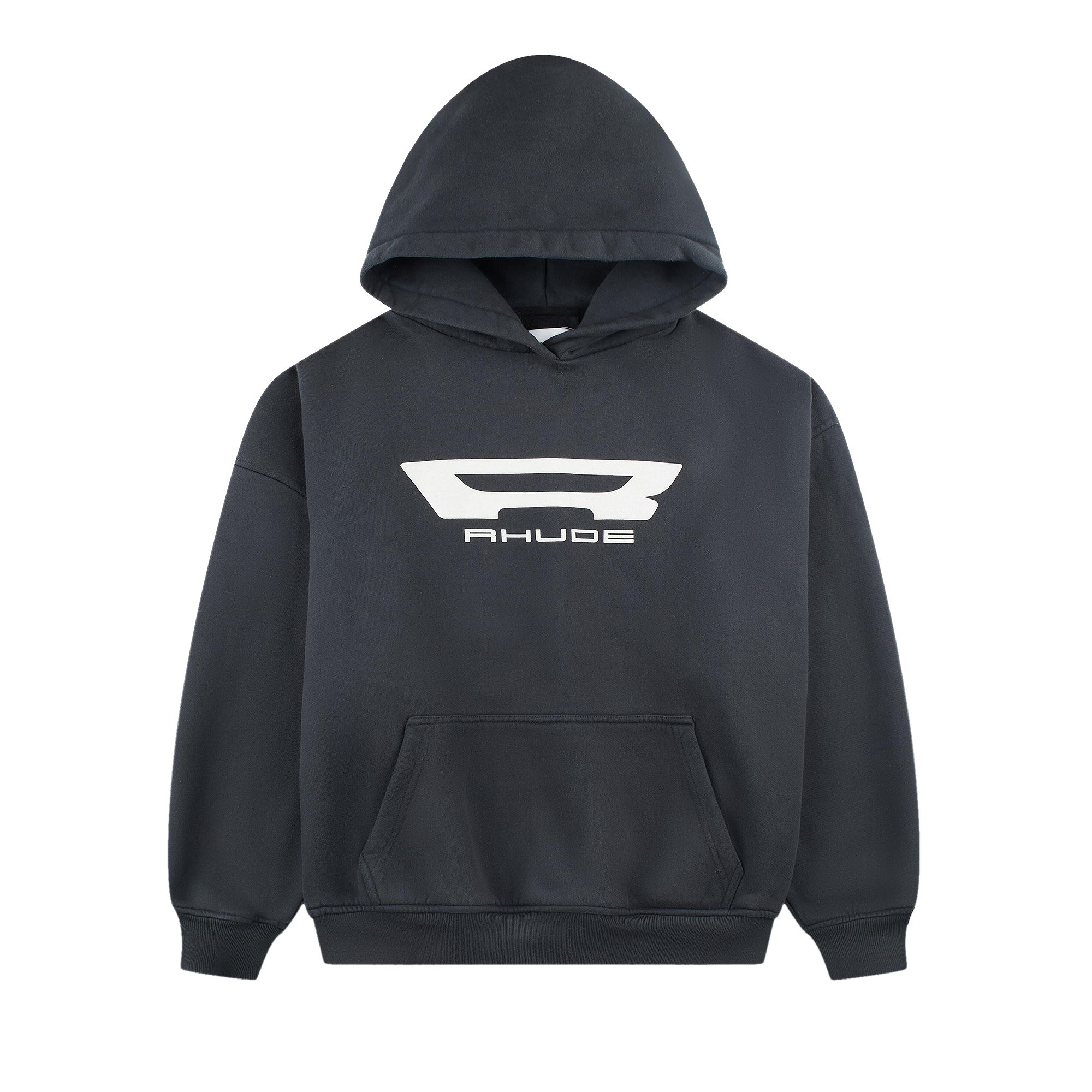 Pre-owned Rhude Campione Hoodie 'vintage Black' | Men's Size S