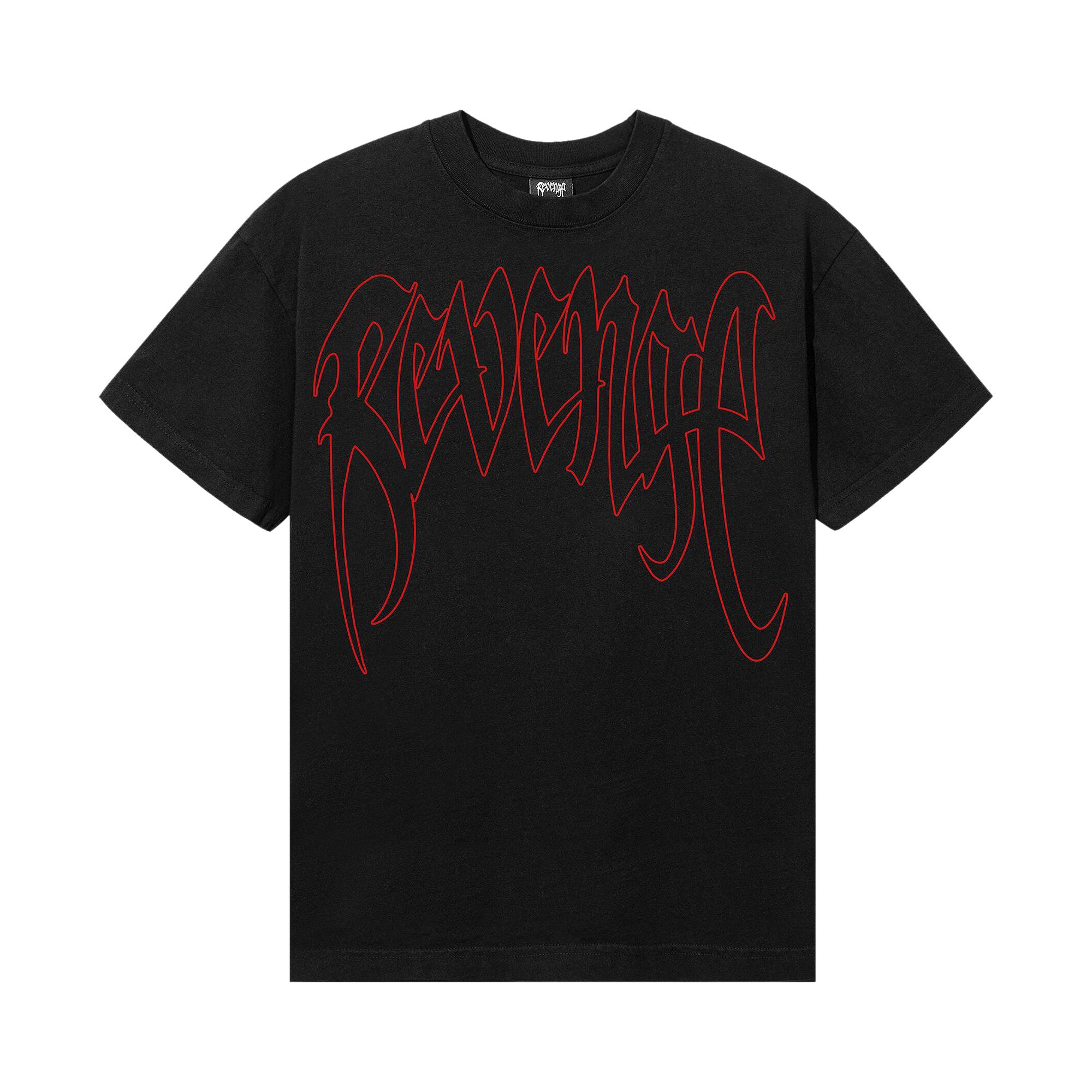 Pre-owned Revenge Outline Arch Logo Tee 'black/red' | Men's Size Xxl