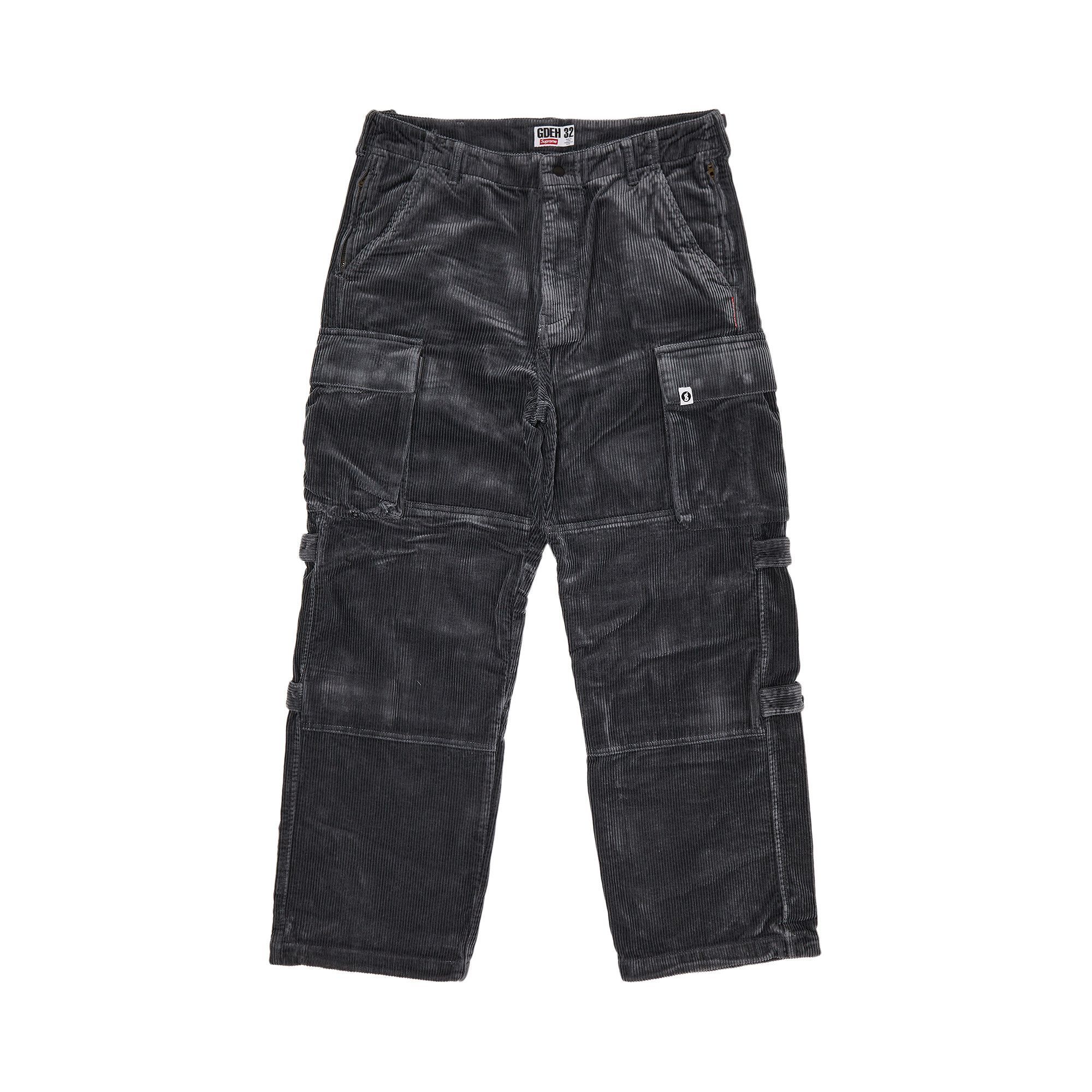 Pre-owned Supreme X Goodenough Corduroy Military Pant 'grey' | Men's Size 30