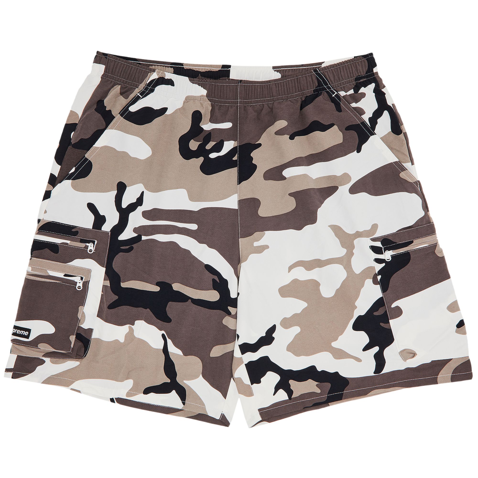 Pre-owned Supreme Cargo Water Short 'snow Camo' | Multi-color | Men's Size S