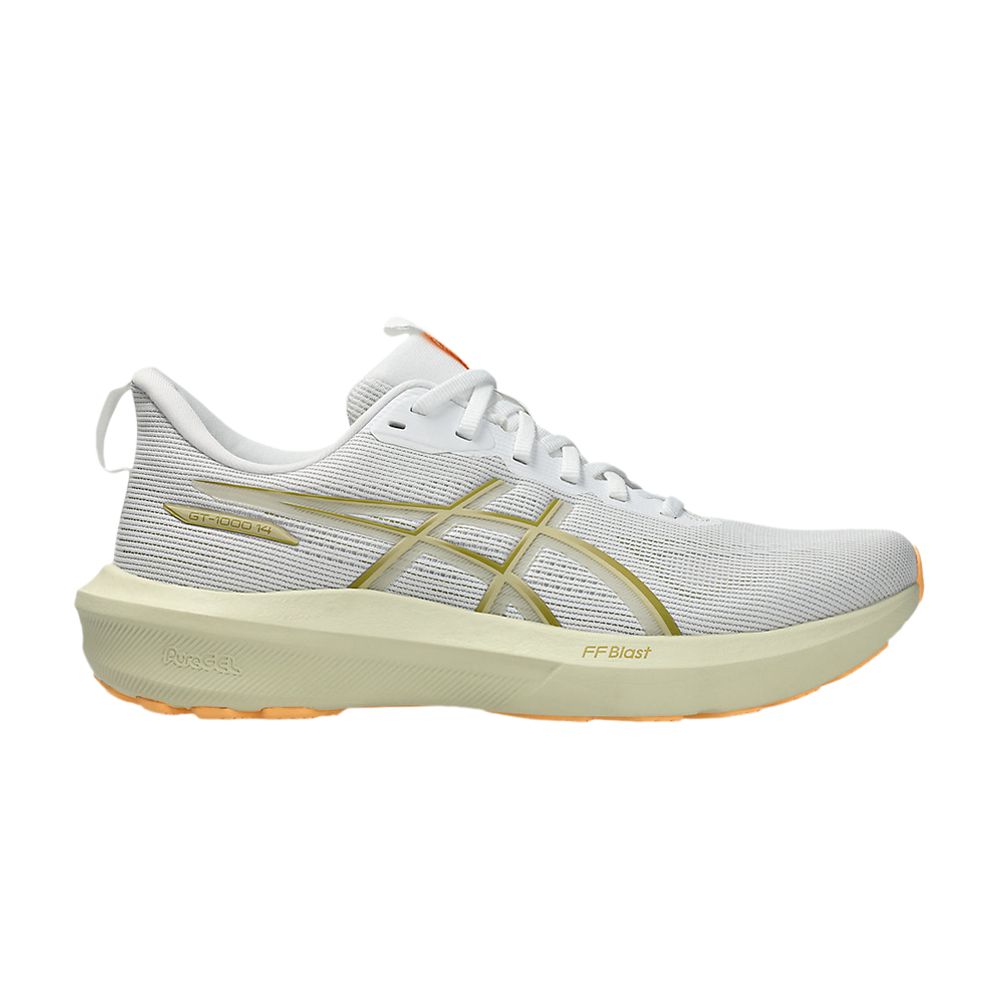Pre-owned Asics Gt 1000 14 'white Lemongrass' | Men's Size 11