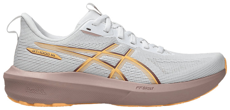 ASICS Wmns GT 1000 14 White Rubble Red