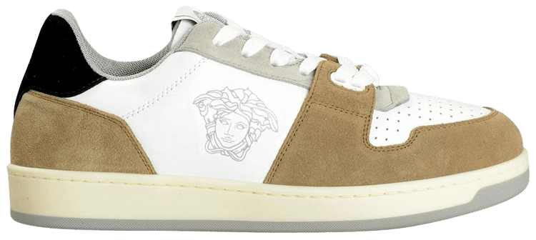 Versace Medusa Sneaker Beige White Black