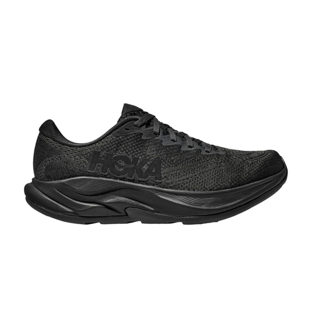 HOKA Wmns Rincon 4 Wide 'Triple Black' | Women's Size 10.5 - 1155133-BBLC