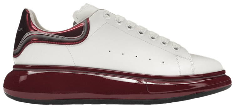 Alexander McQueen Oversized Sneaker White Garnet Black