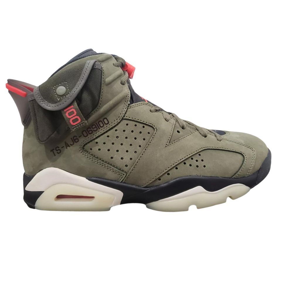 Travis Scott x Air Jordan 6 Retro 'Olive' Friends & Family | Green | Men's Size 13 - CN1084-200-FF