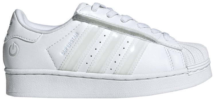 adidas Superstar Comfort Closure EL C Led Lights Stripes   Triple White