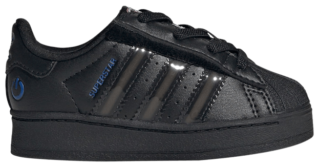 Adidas Superstar Comfort Closure EL I Led Lights Stripes   Black Preloved Violet