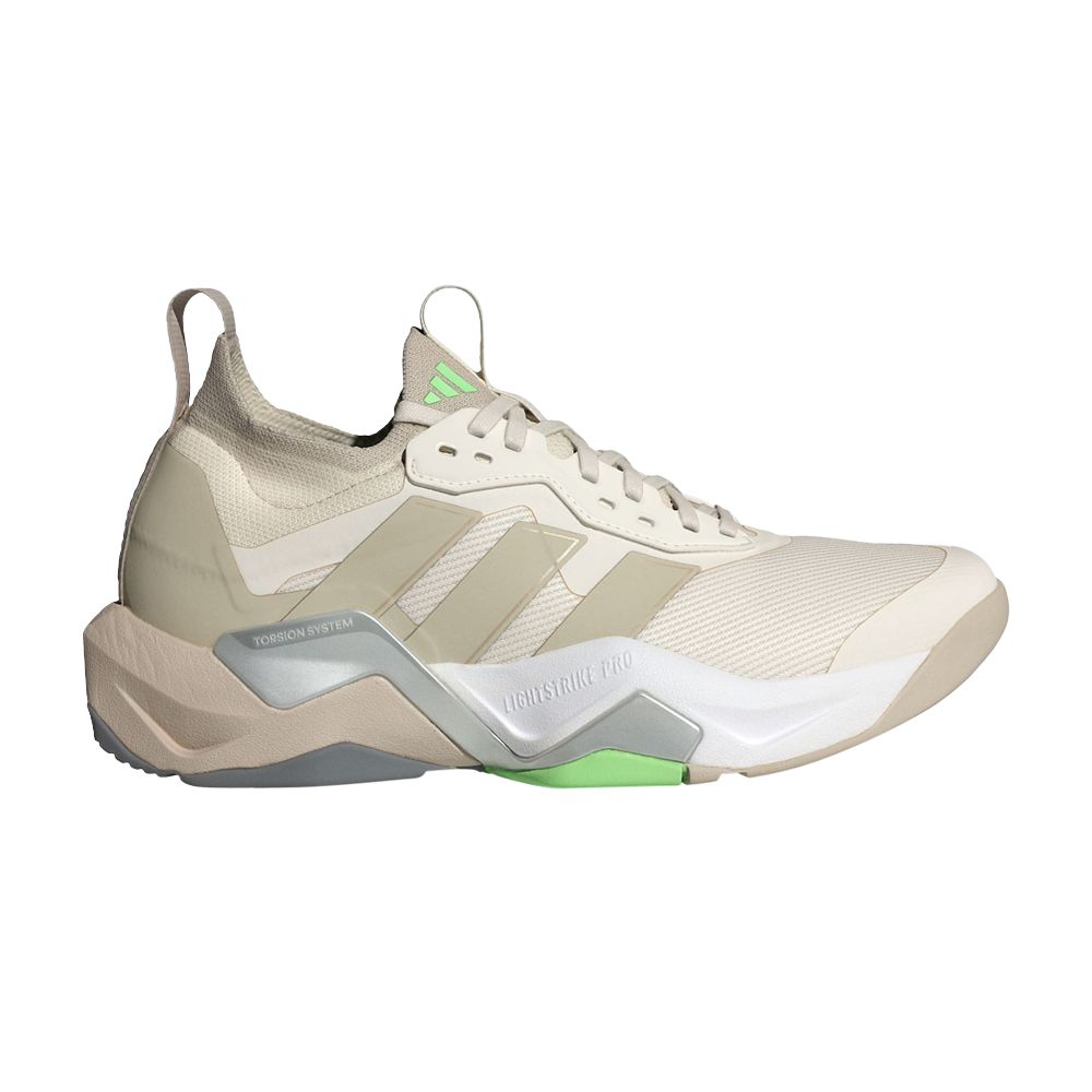 Pre-owned Adidas Originals Adidas Wmns Rapidmove Adv 2 Hiit 'beige Lime Burst' | Cream | Women's Size 9.5