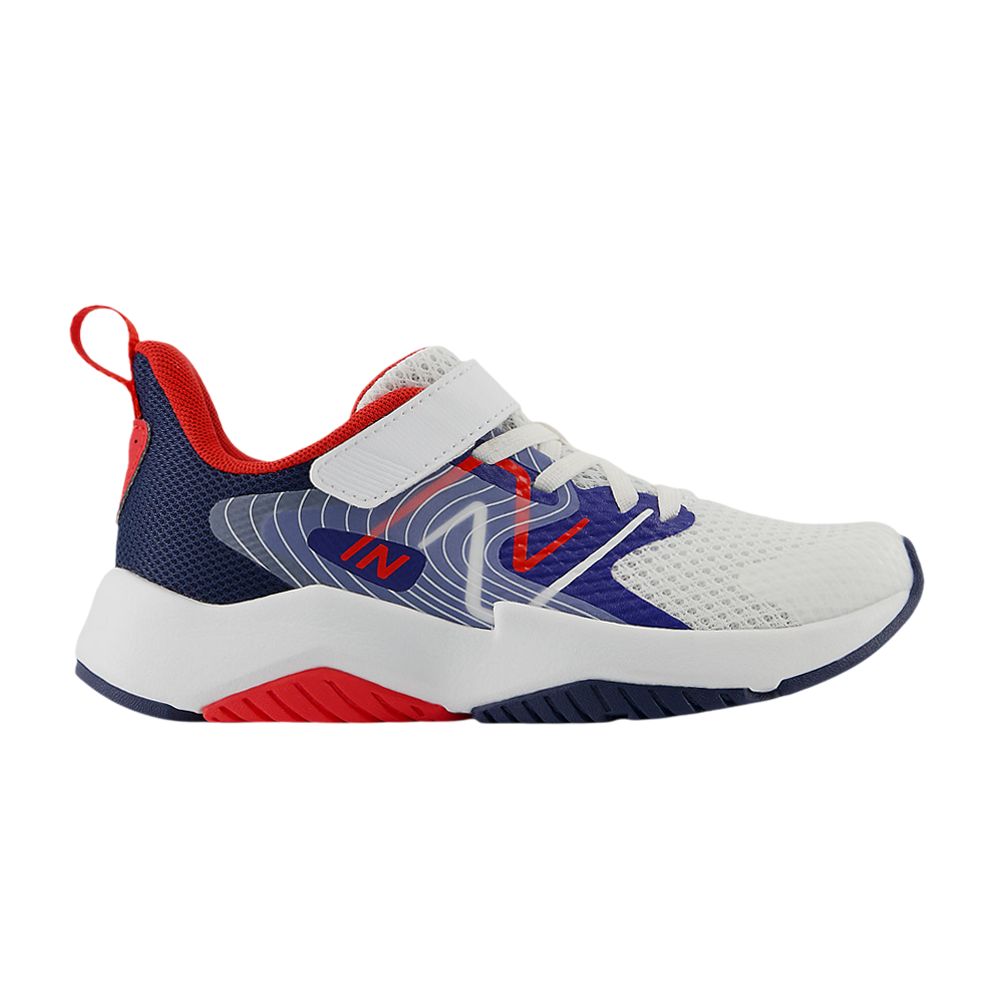 Pre-owned New Balance Rave Run V2 Bungee Lace Top Strap Big Kid Wide 'usa' | White | Kid's Size 2.5