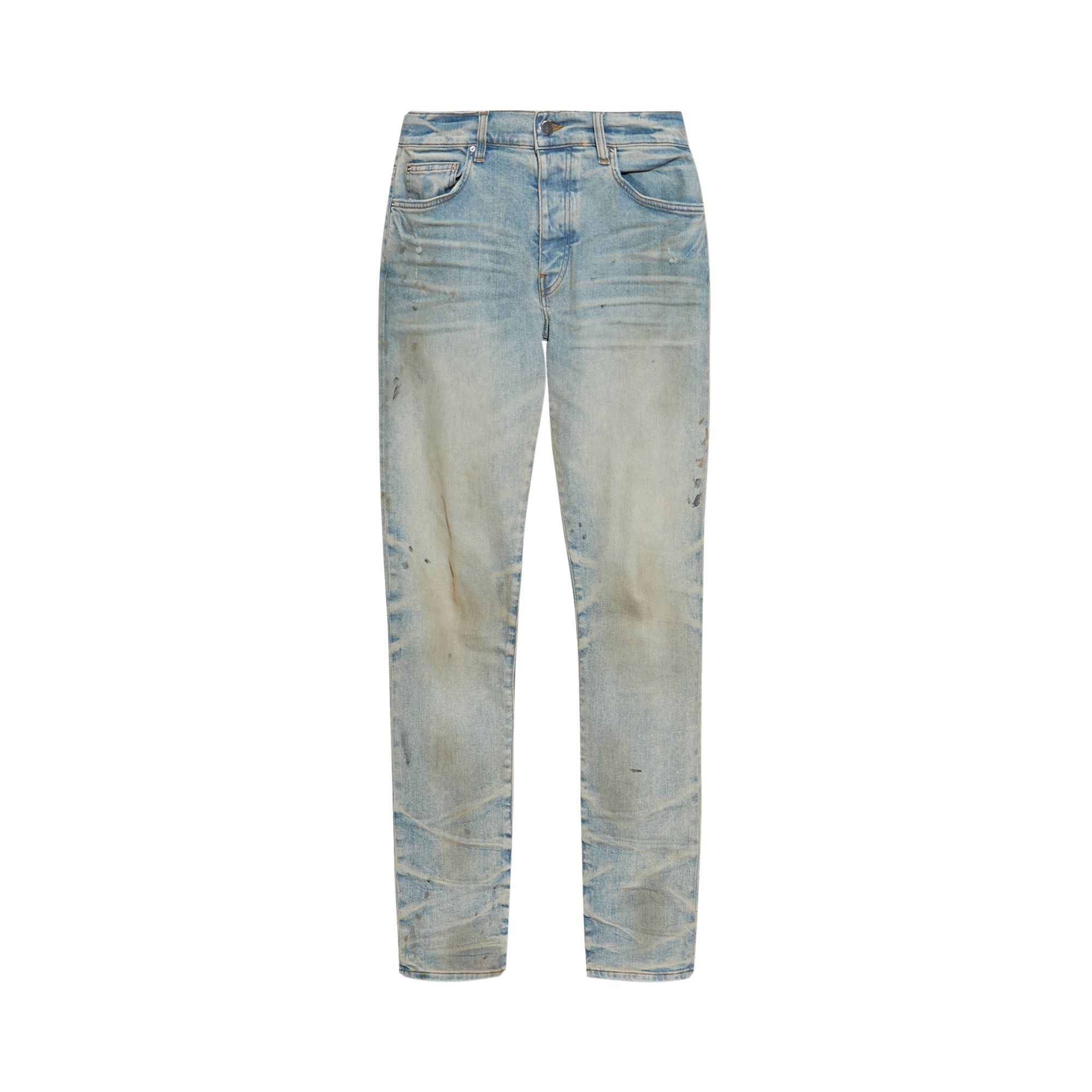Pre-owned Amiri Stack Jean 'perfect Antique Indigo' | Blue | Men's Size 38