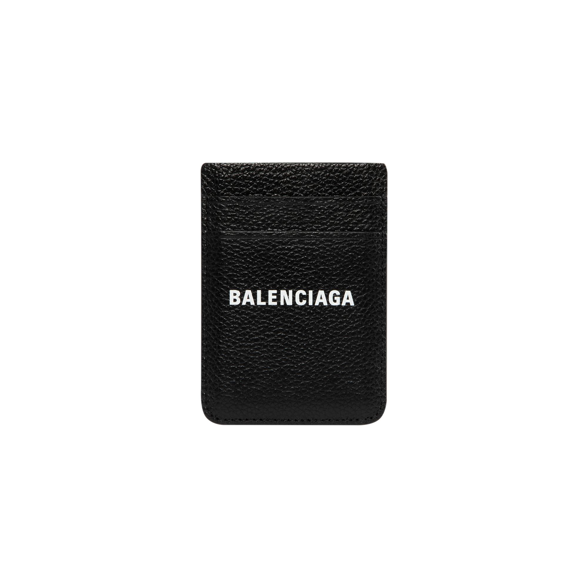 Pre-owned Balenciaga Cash Magnet Card Holder 'black/white' | Men's Size Onesize