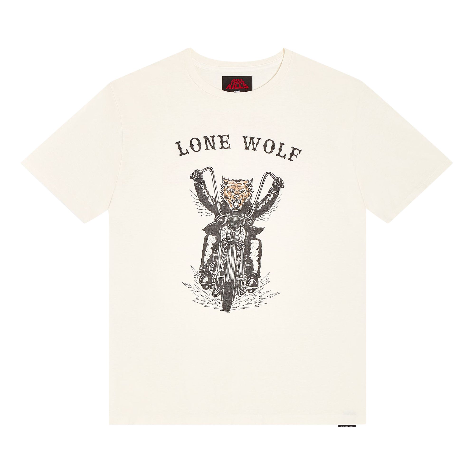 Pre-owned Gallery Dept. Lone Wolf Tee 'light Archival White' | Men's Size S