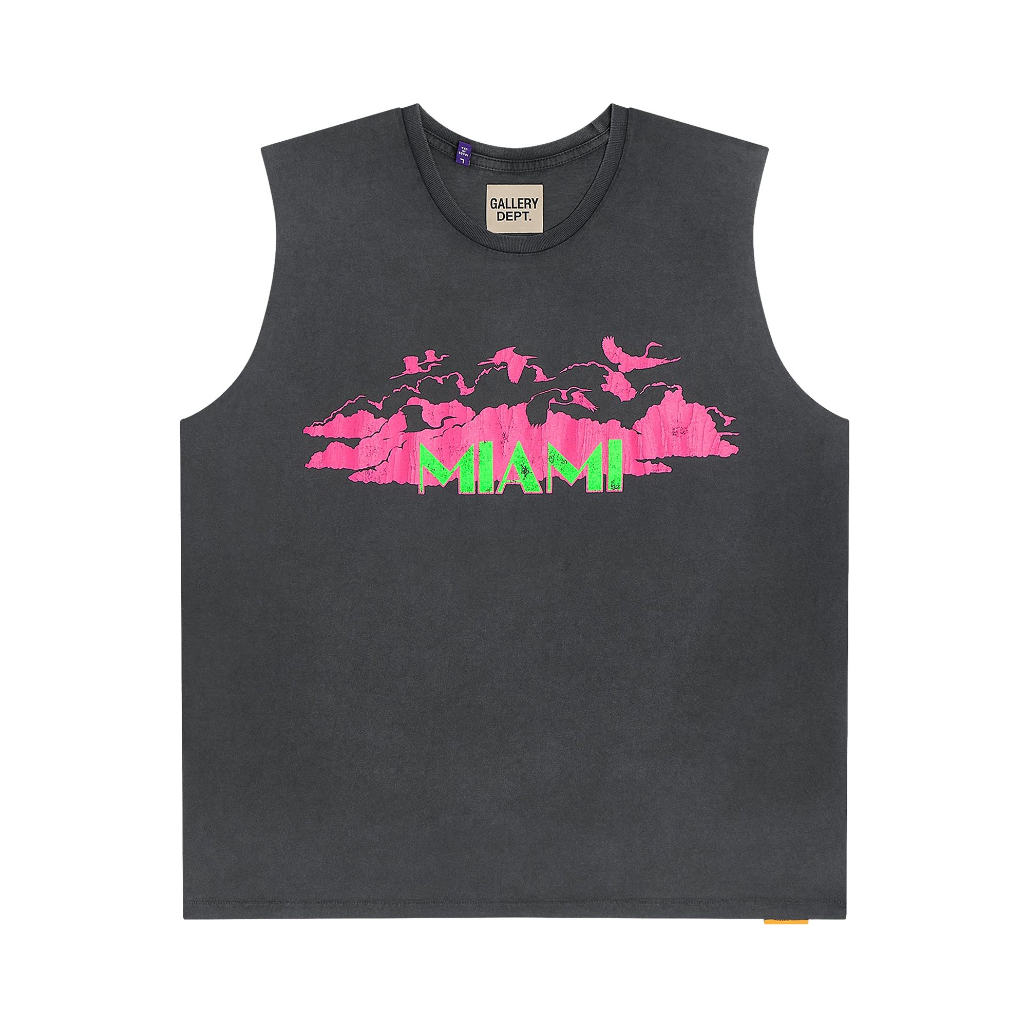 Pre-owned Gallery Dept. Collins Sleeveless 'ocean Wash Black' | Men's Size Xl