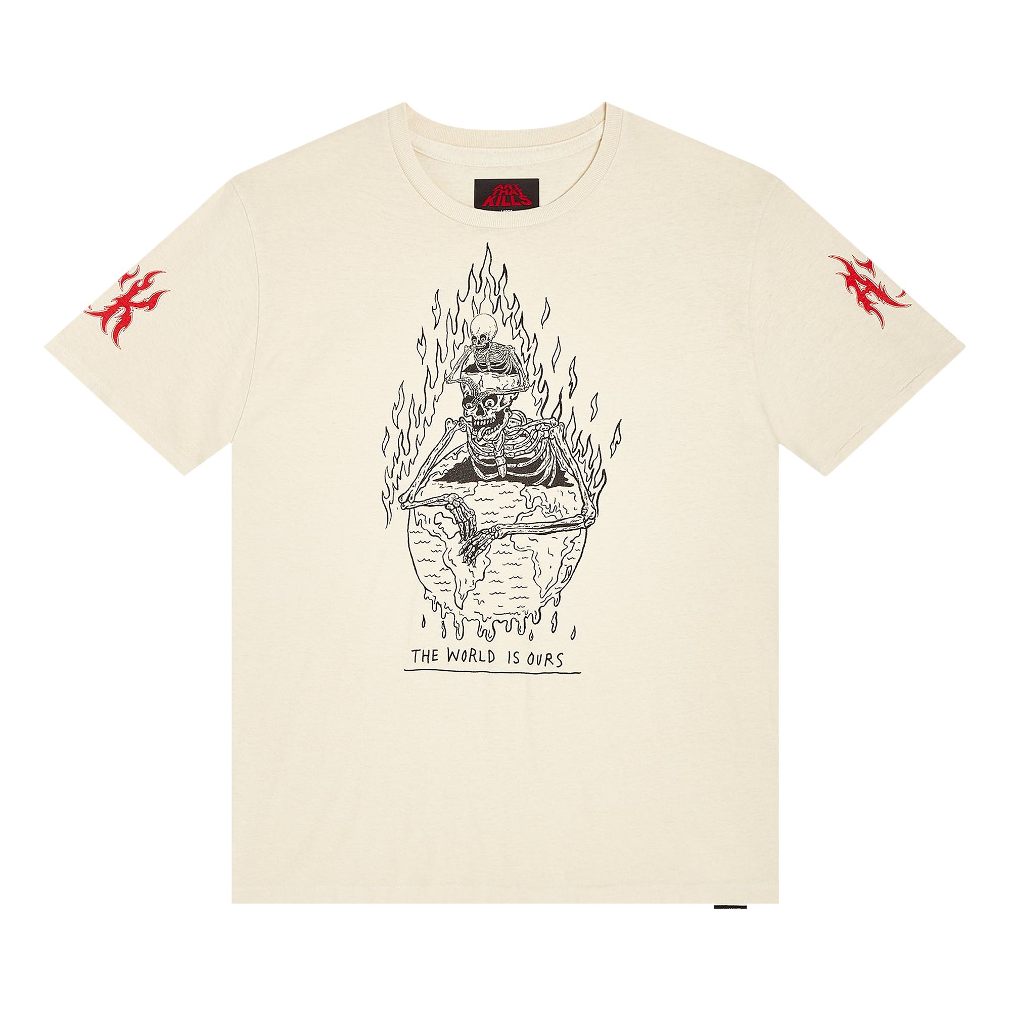 Pre-owned Gallery Dept. The World Is Ours Tee 'archival White' | Men's Size M