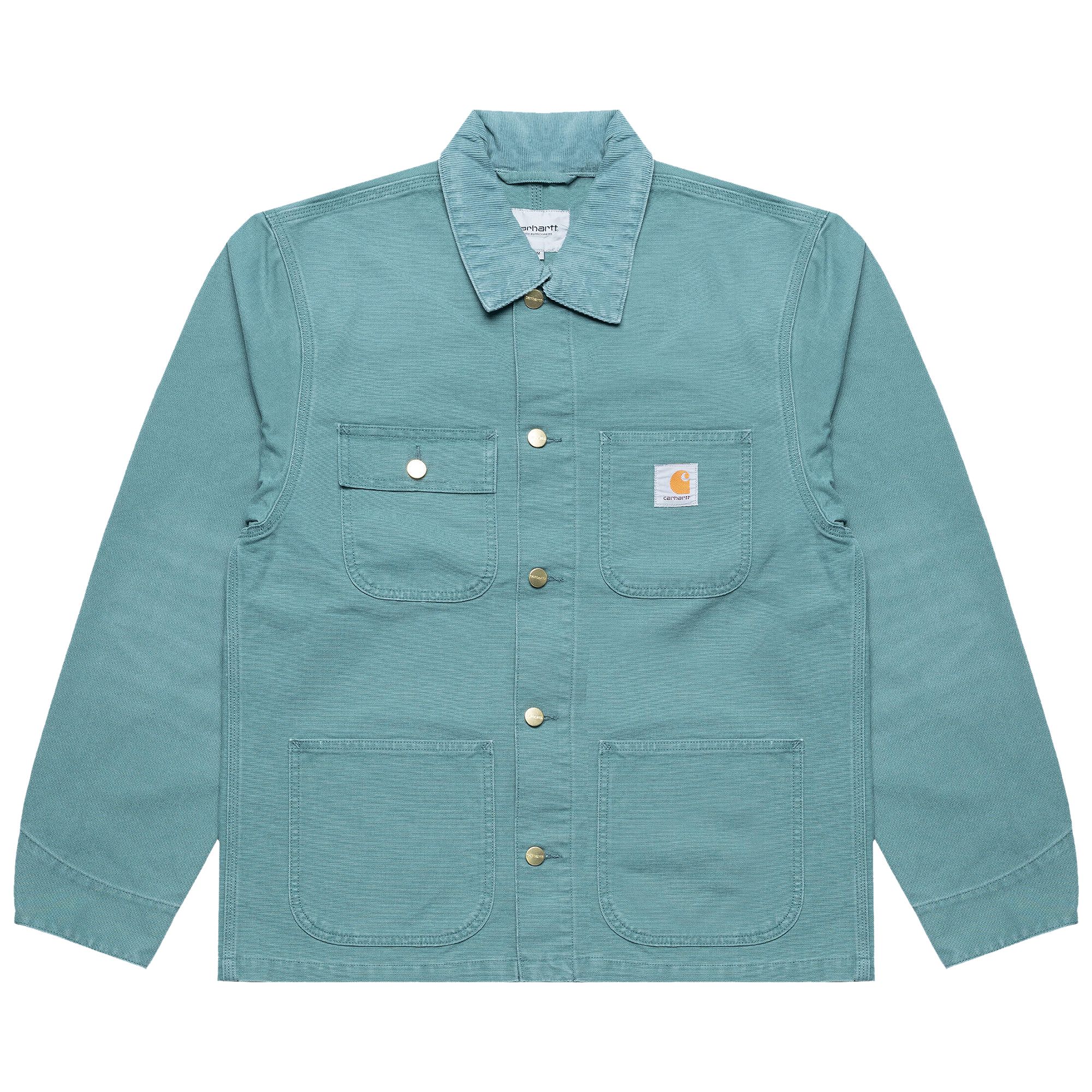 Pre-owned Carhartt Wip Michigan Coat 'silver Pine' | Green | Men's Size L