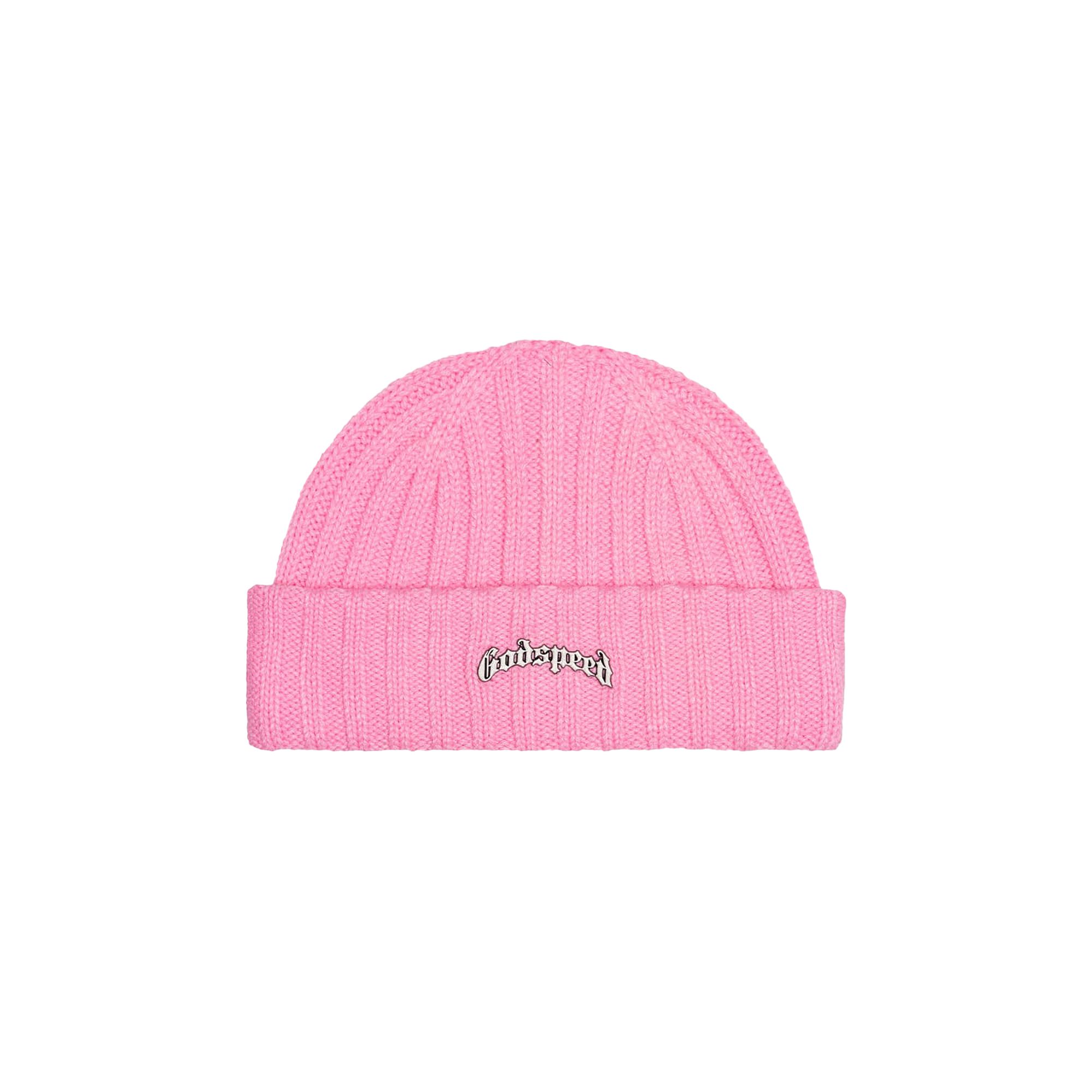 Pre-owned Godspeed Og Logo Emblem Beanie 'hyper Pink' | Men's Size Onesize