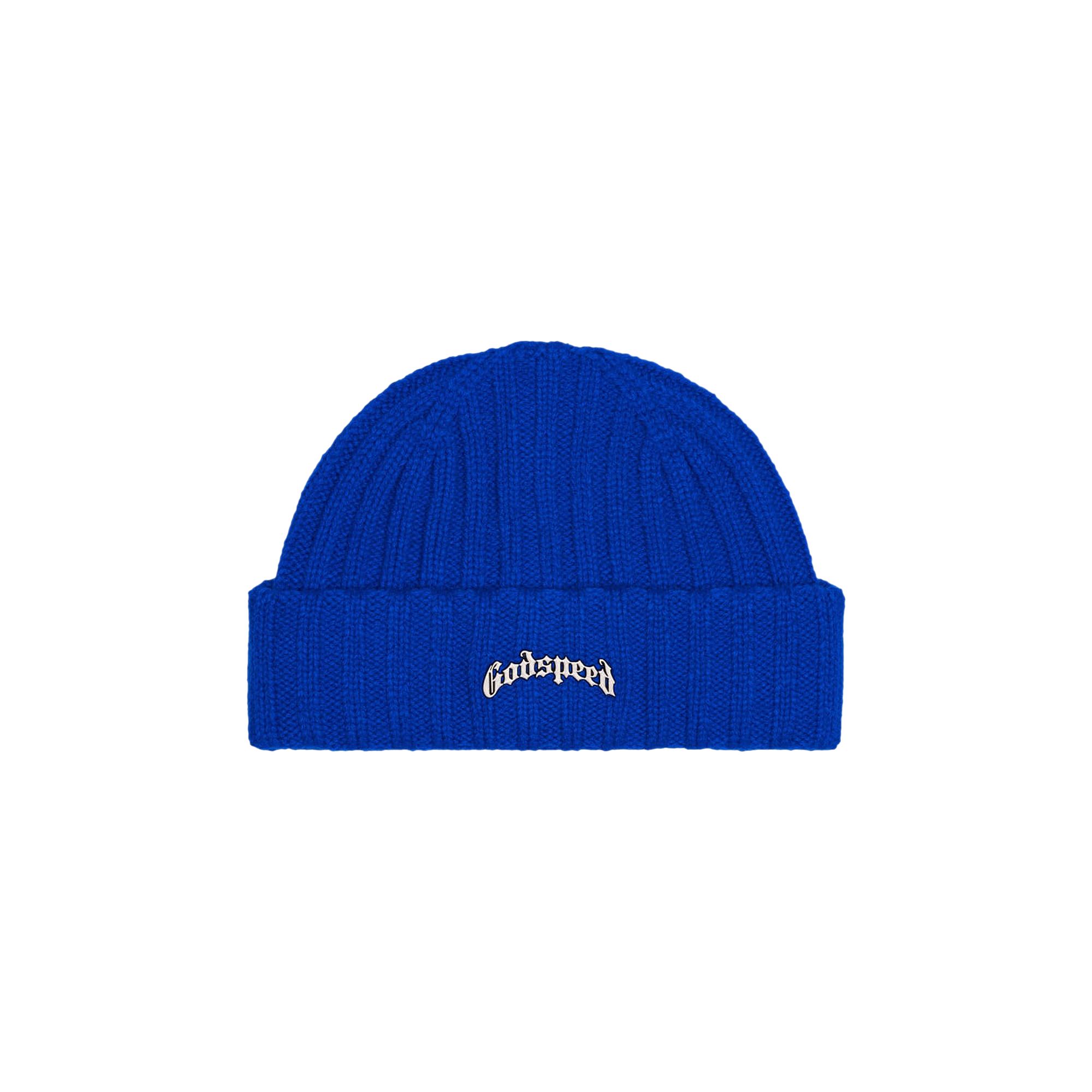 Pre-owned Godspeed Og Logo Emblem Beanie 'cobalt' | Blue | Men's Size Onesize