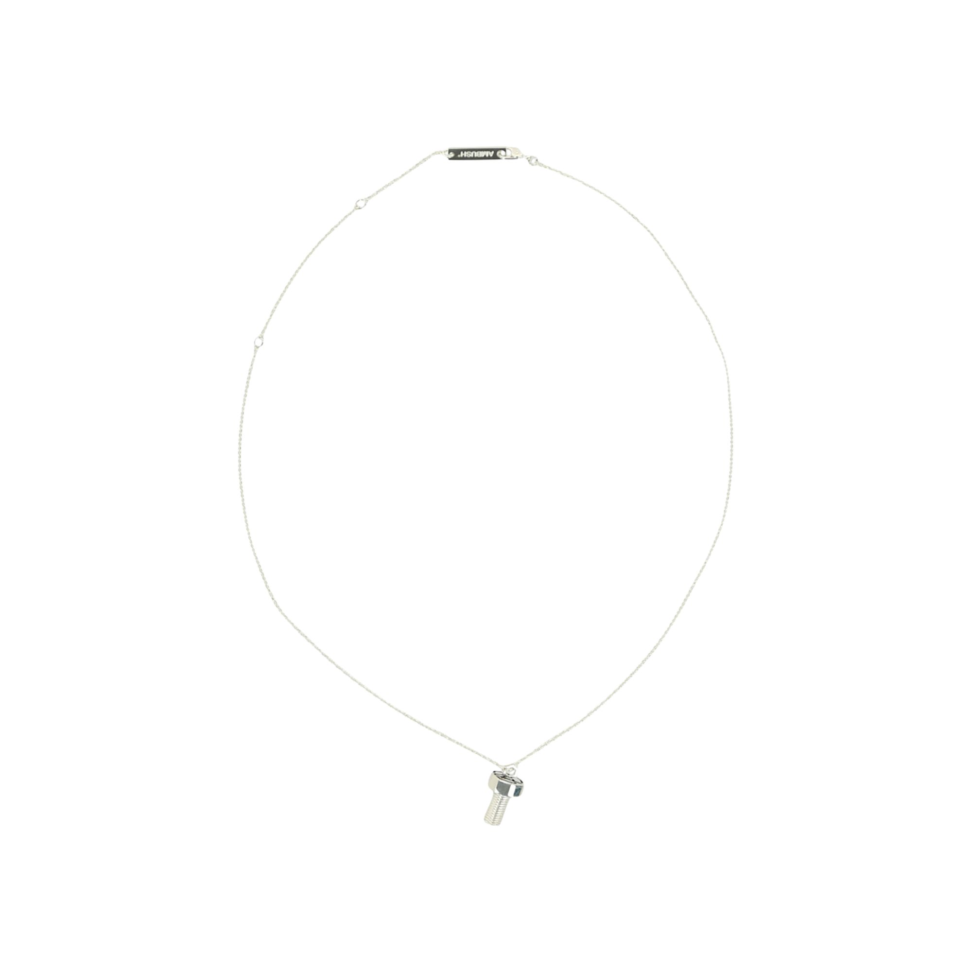 Pre-owned Ambush Bolt Charm Necklace 'silver' | Men's Size Onesize